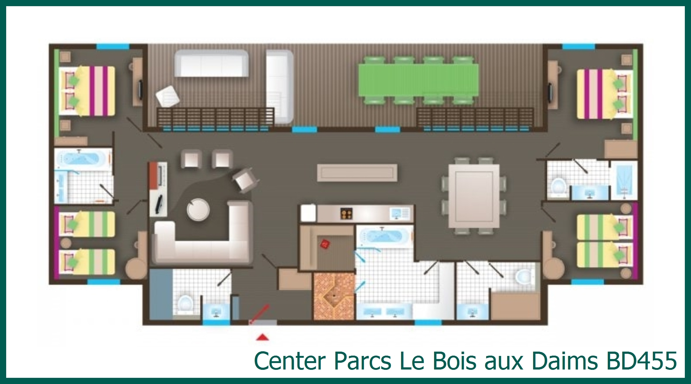 VIP-Ferienhaus BD455 in Le Bois aux Daims