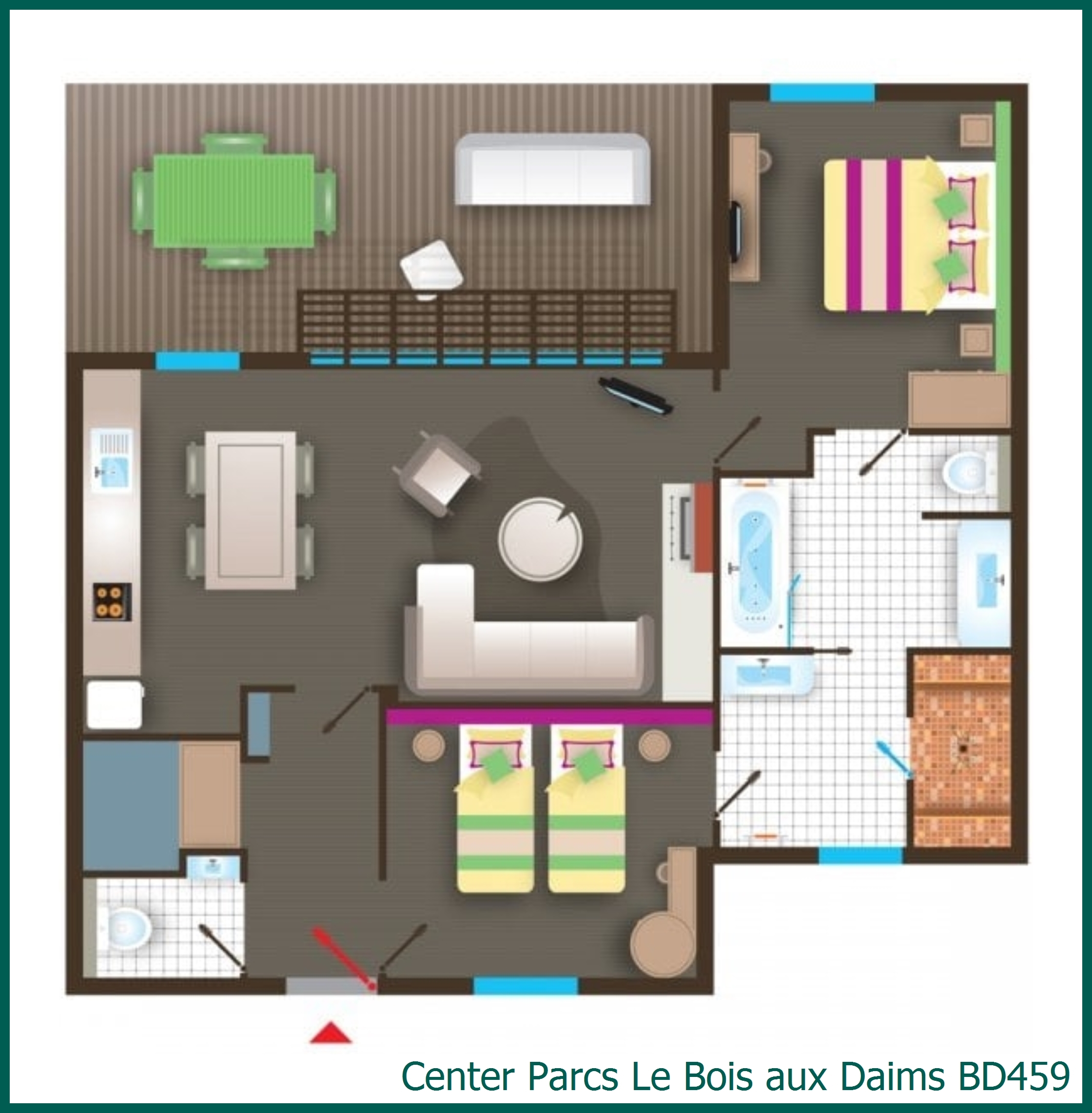 VIP-Ferienhaus BD459 in Le Bois aux Daims
