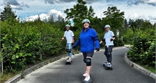 Elektro-Skateboard in Center Parcs Le Bois aux Daims