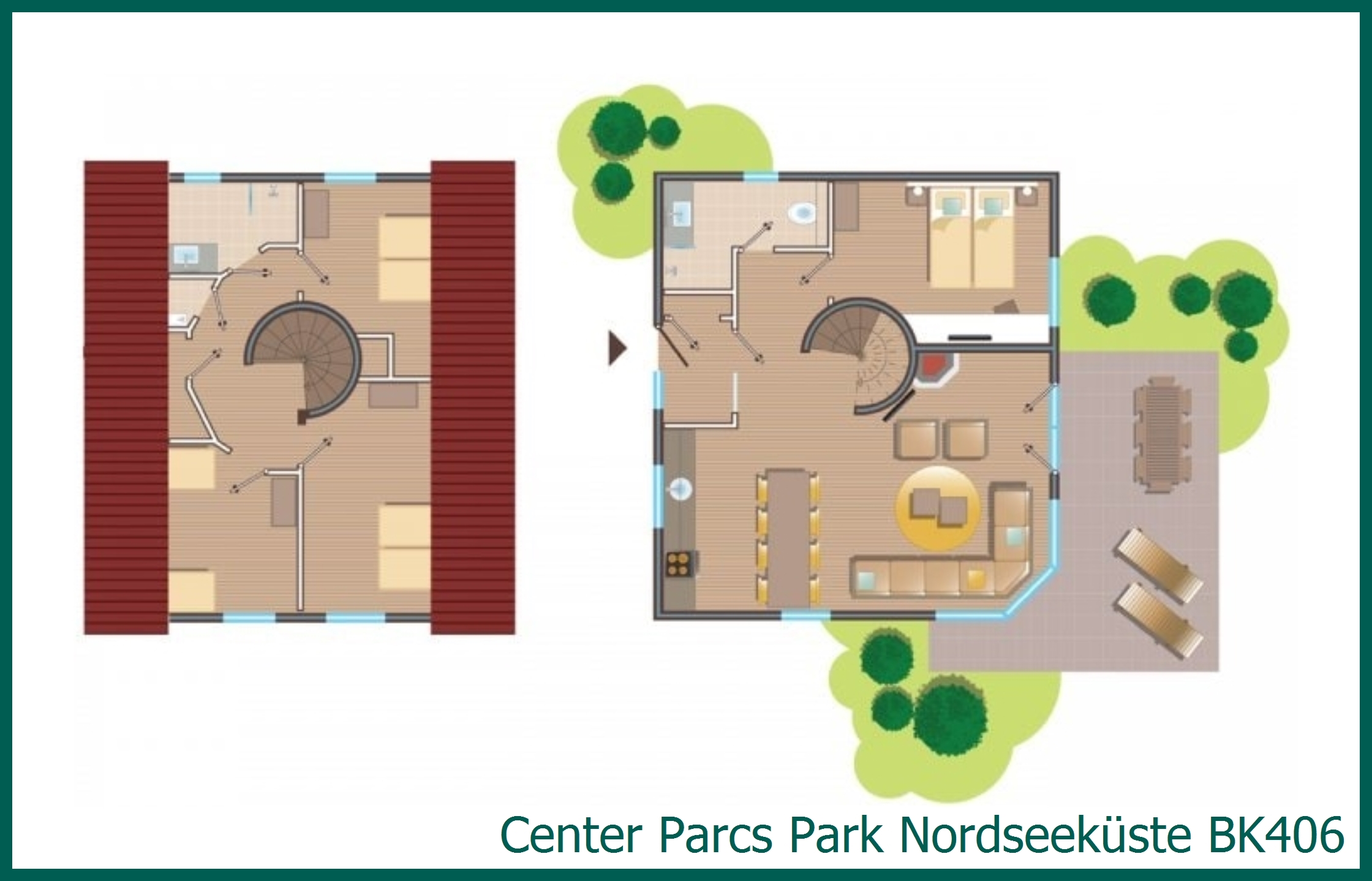 Premium-Ferienhaus BK406 in Park Nordseeküste