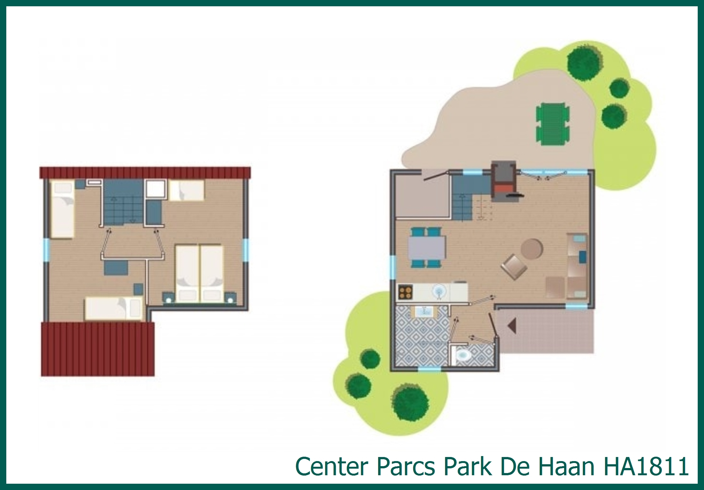 Comfort-Ferienhaus HA1811 in Park De Haan