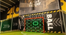 Interaktive Fußballwand im Innenbereich in Center Parcs Het Heijderbos