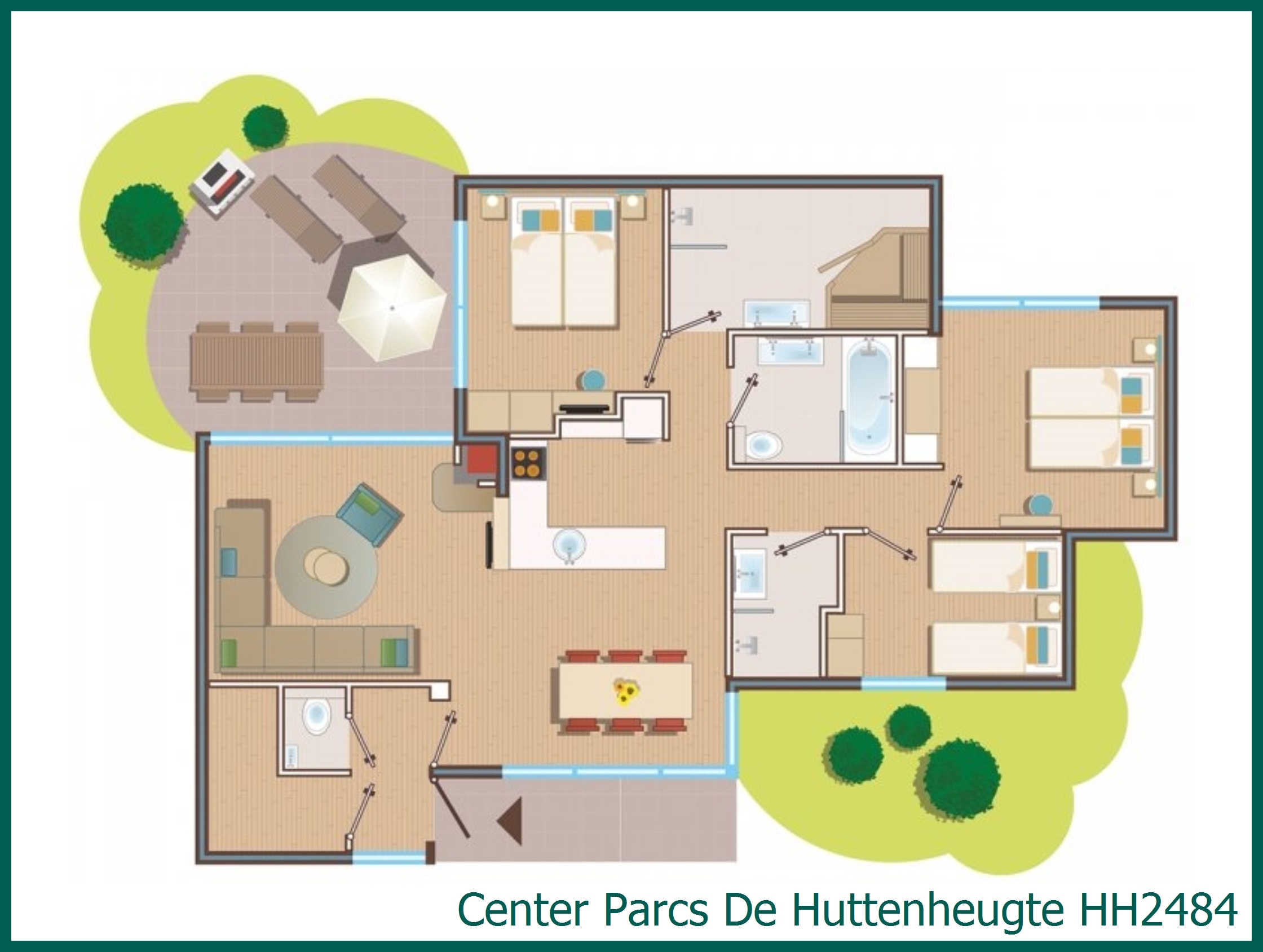 VIP-Ferienhaus HH2484 in De Huttenheugte