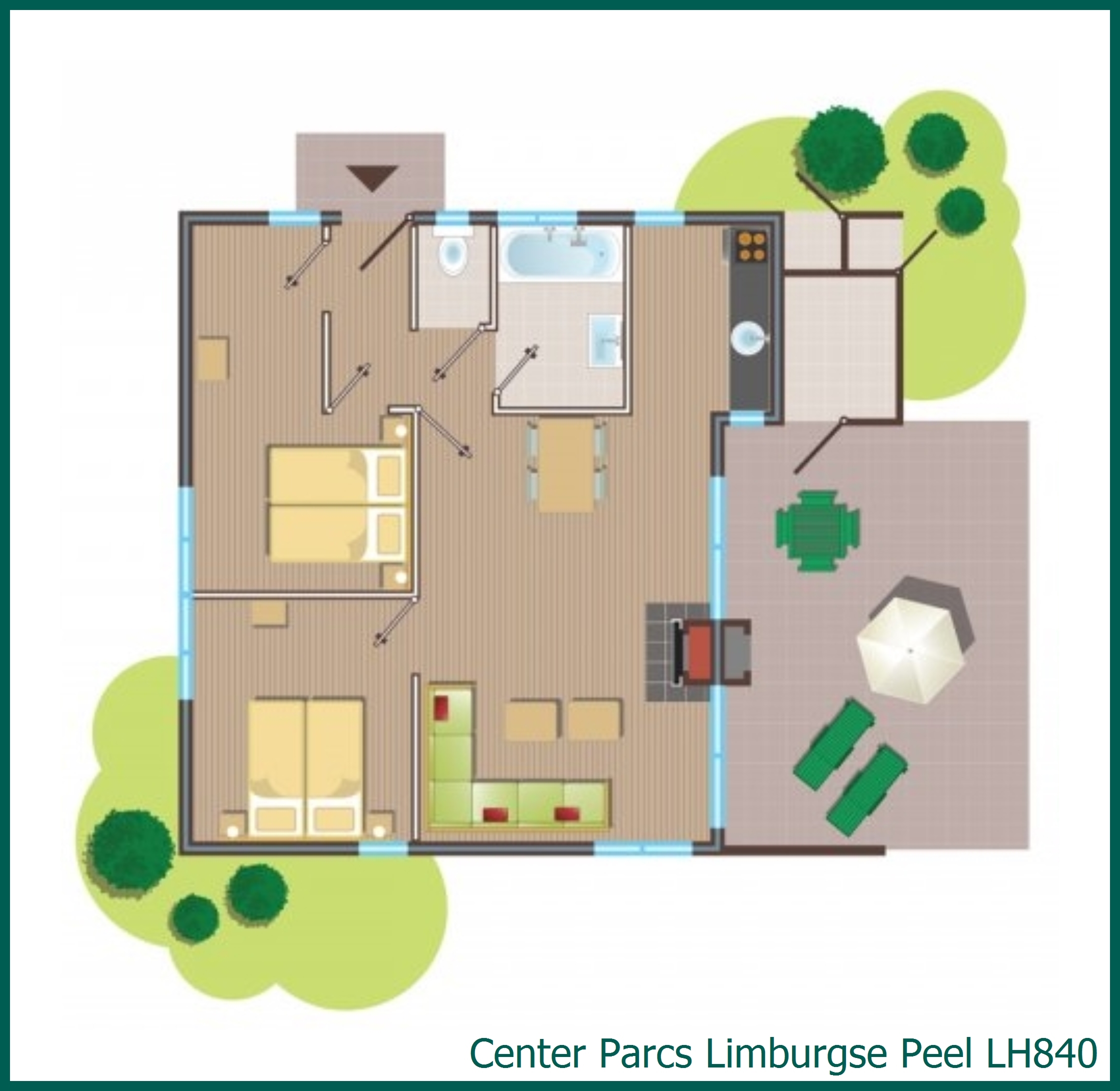 Comfort-Ferienhaus LH840 in Limburgse Peel