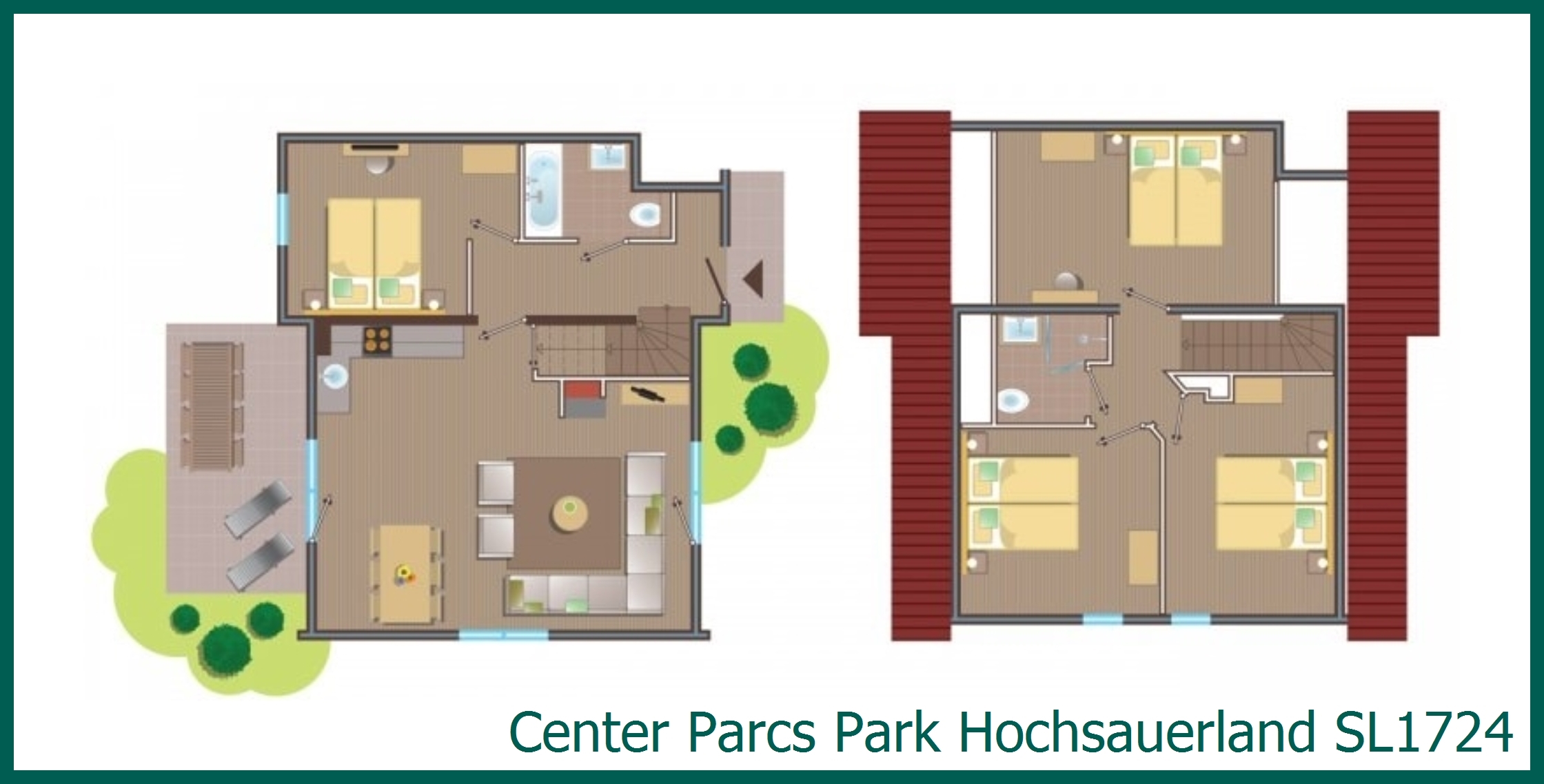Center Parc Hochsauerland Parkplan 1