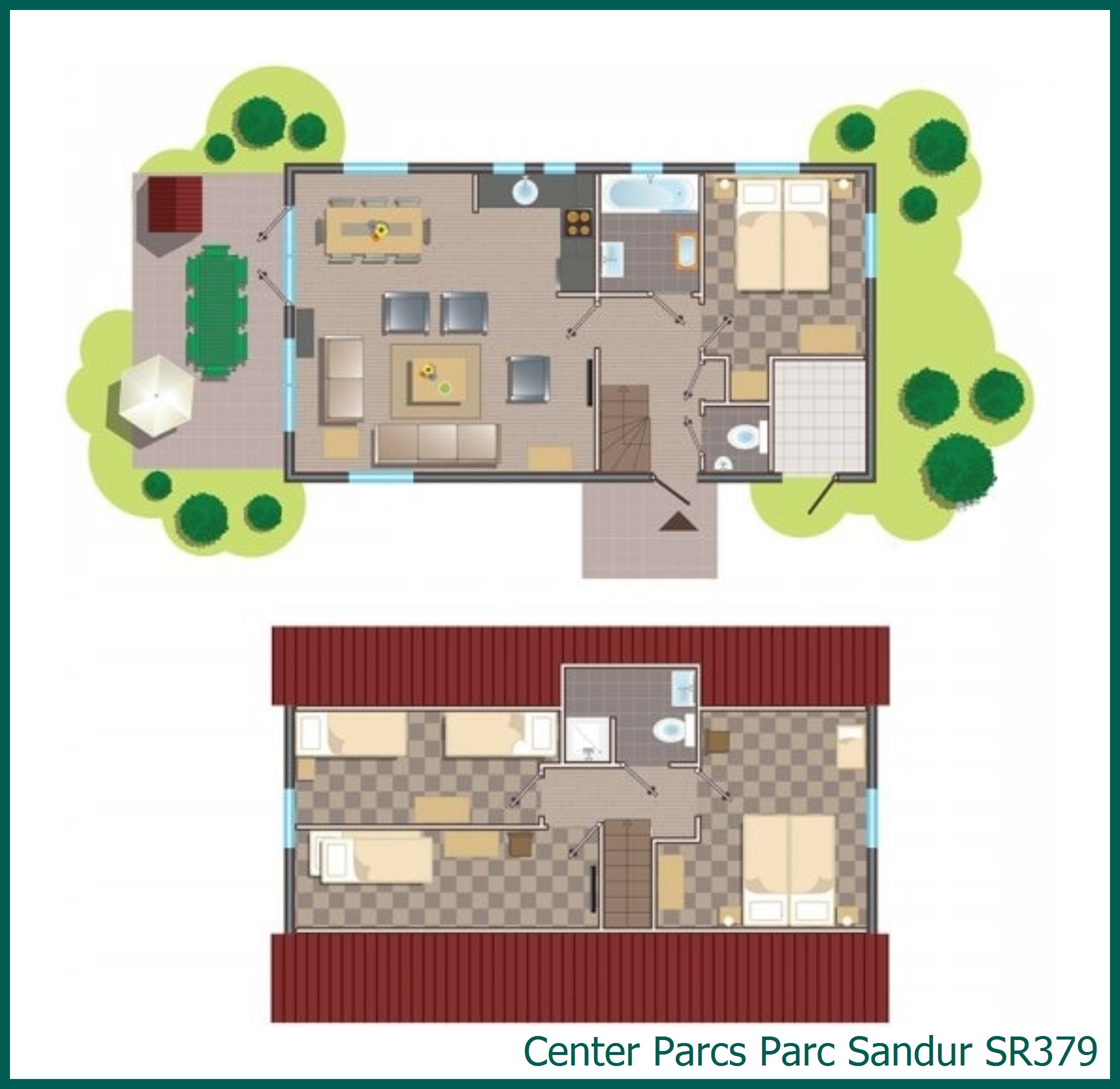 Comfort-Kinderferienhaus SR379 in Parc Sandur