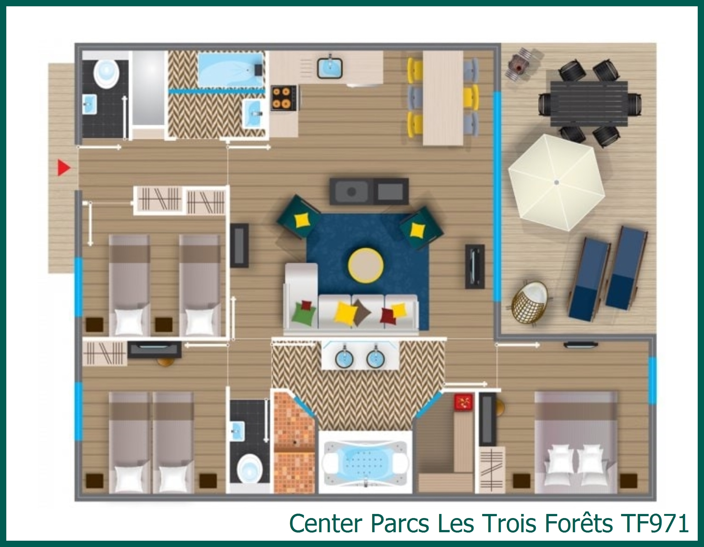Exclusive-Ferienhaus TF971 in Les Trois Forêts