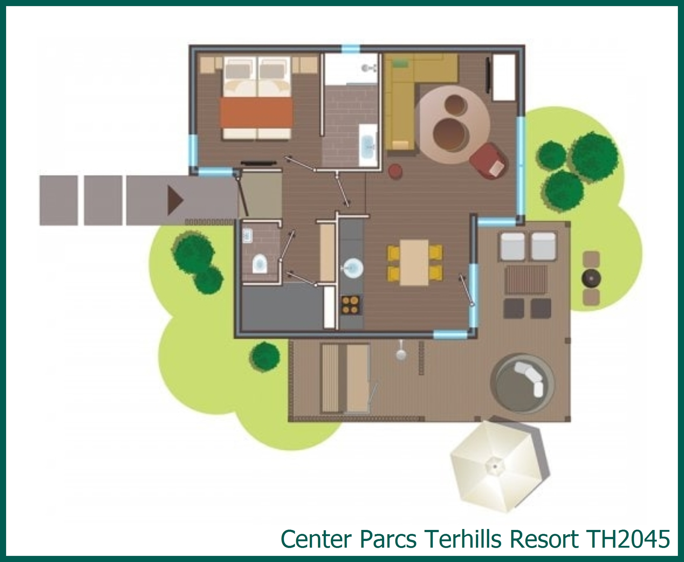 Exclusive-Ferienhaus TH2045 in Terhills Resort