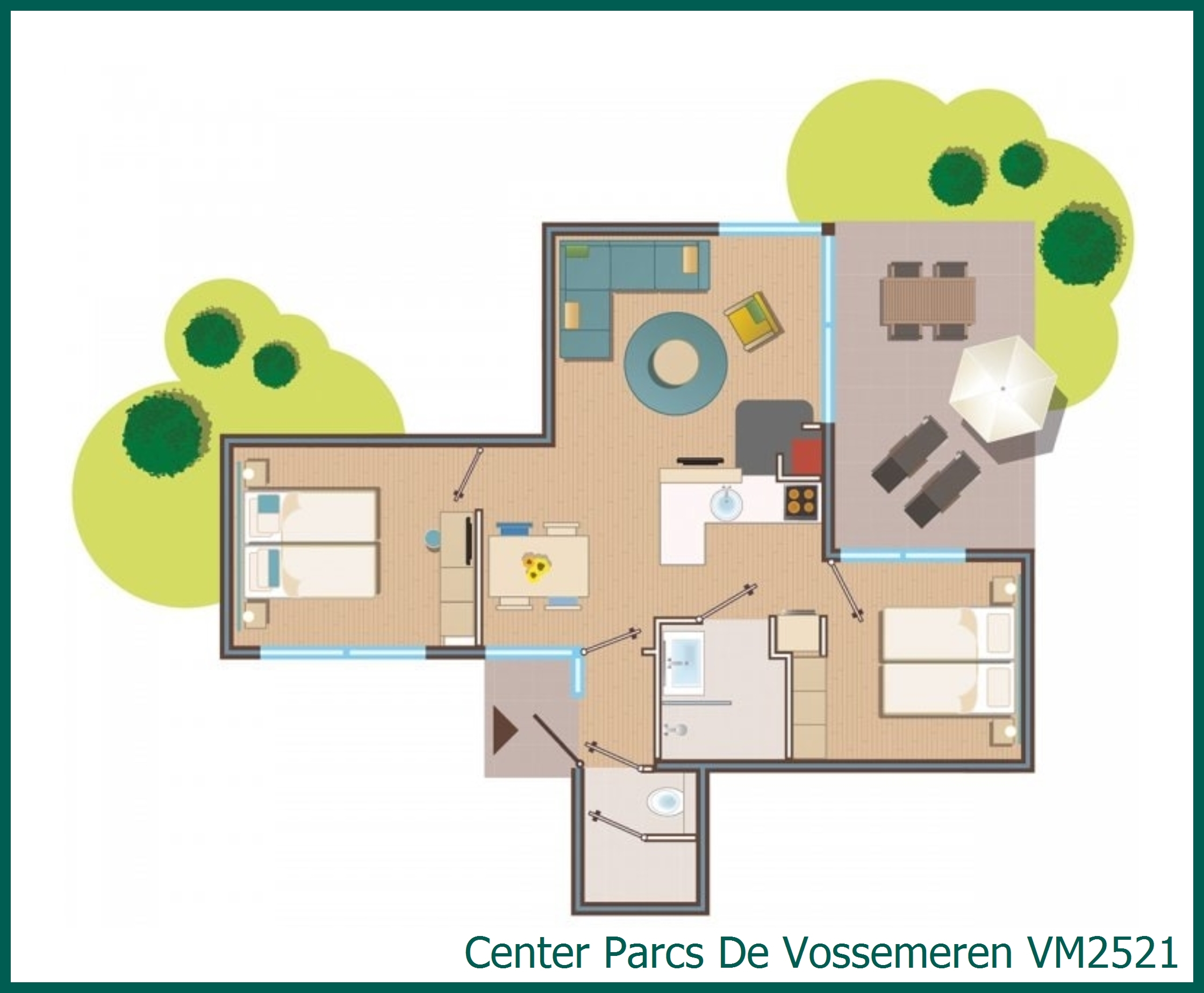 Premium-Ferienhaus VM2521 in De Vossemeren