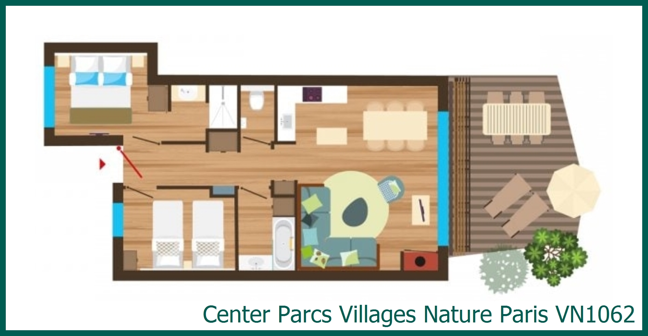Ferienhaus VN1062 in Villages Nature Paris