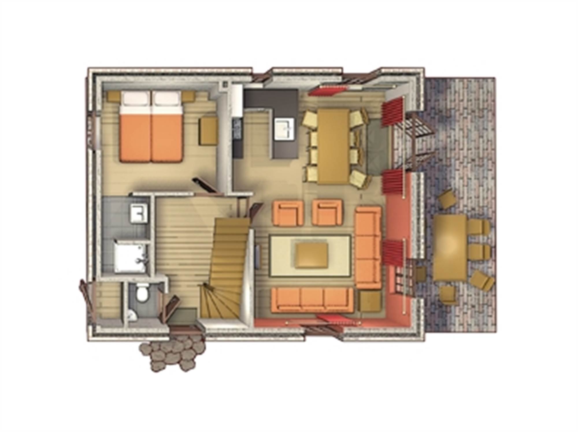 Barrierefreies Ferienhaus 8 Personen BH8M in Bosrijk