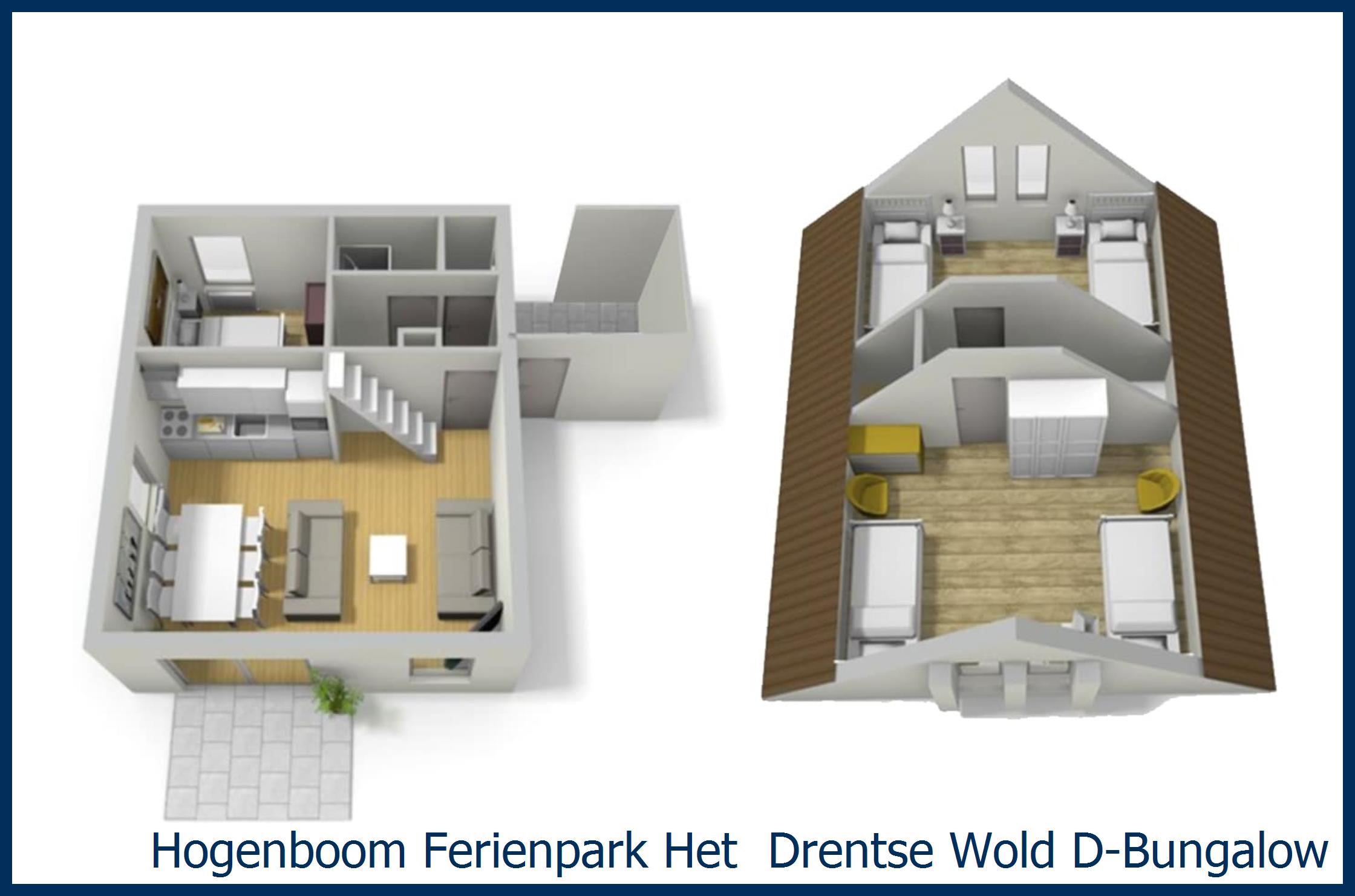 Bungalow D--6 in Het Drentse Wold