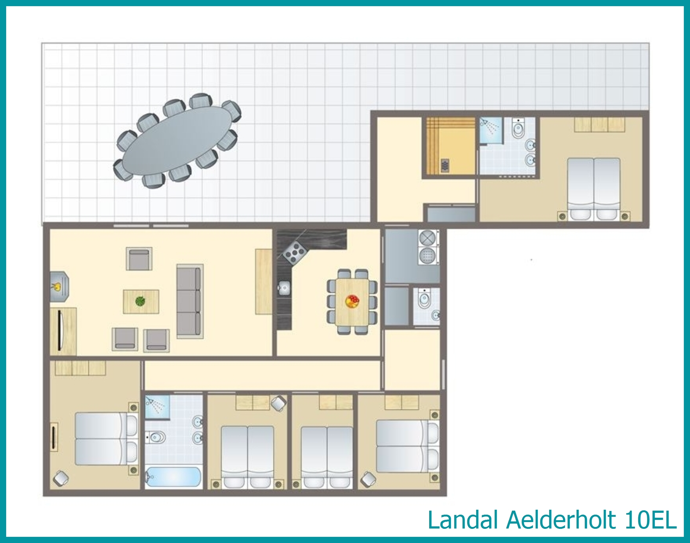 10-Personen-Ferienhaus 10EL in Aelderholt