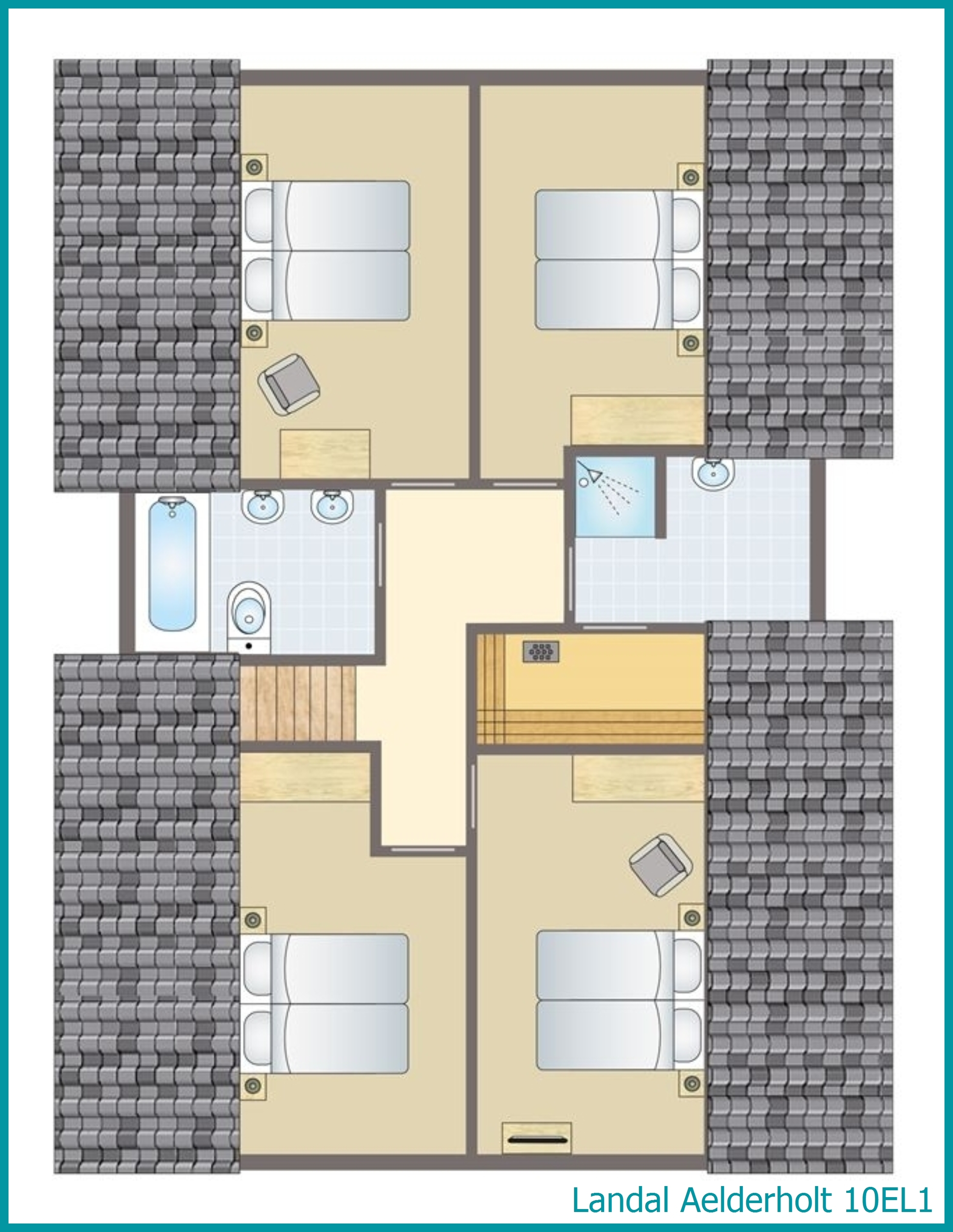 10-Personen-Ferienhaus 10EL1 in Aelderholt