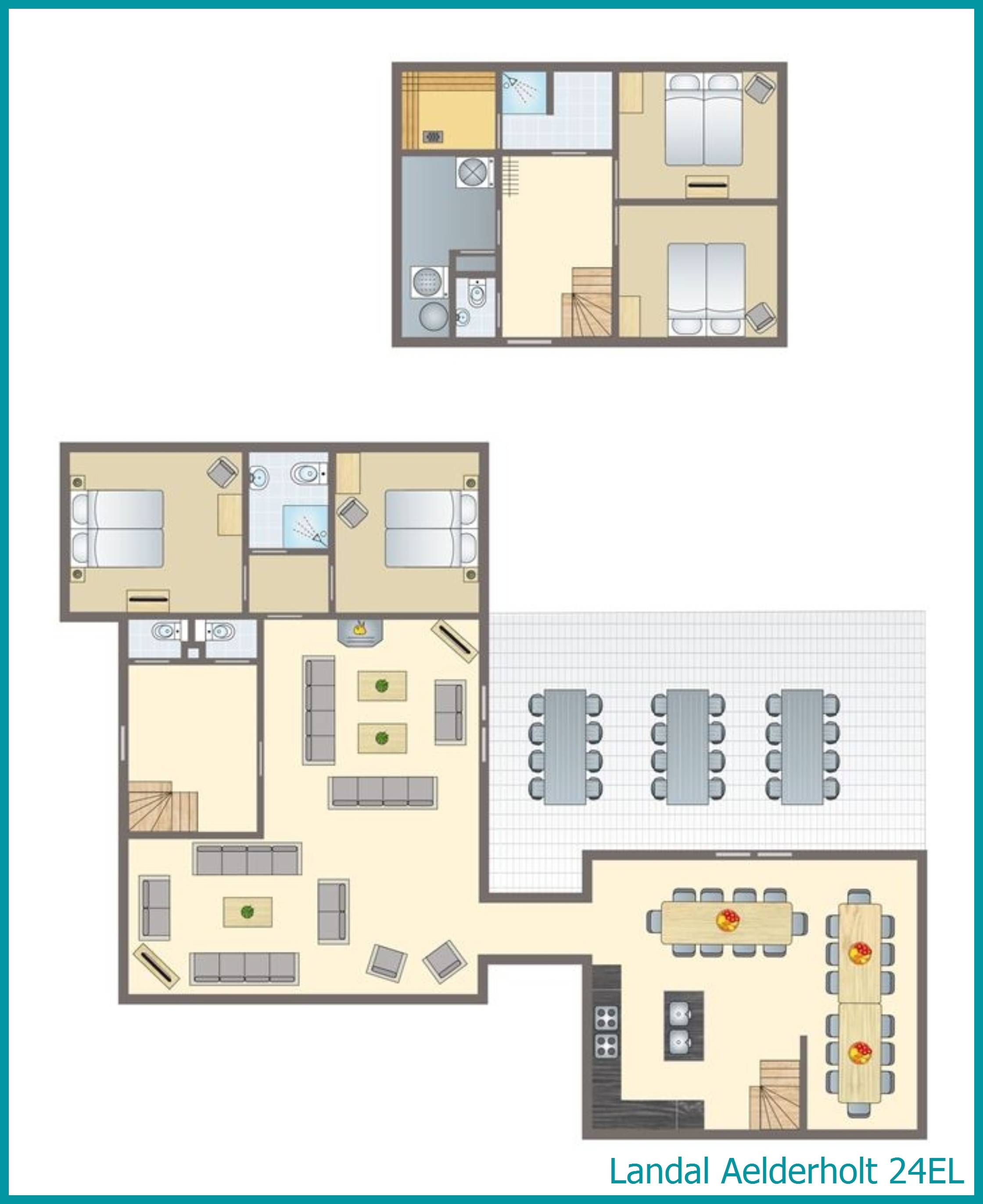 24-Personen-Ferienhaus 24EL in Aelderholt