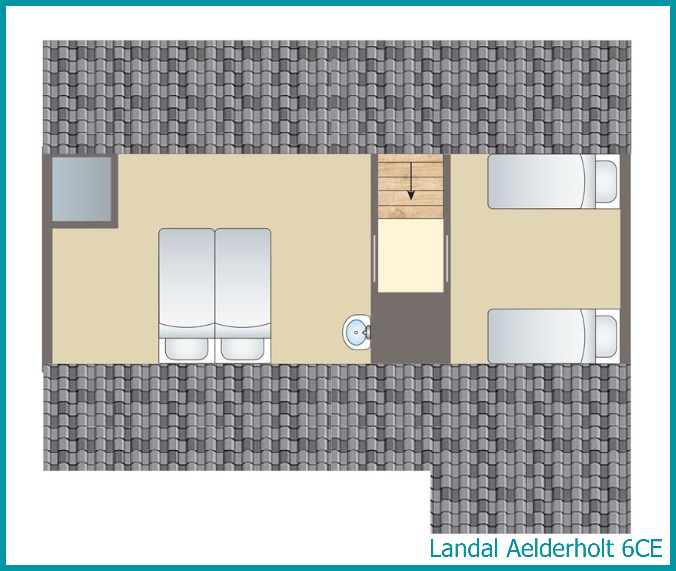 6-Personen-Ferienhaus 6CE in Aelderholt