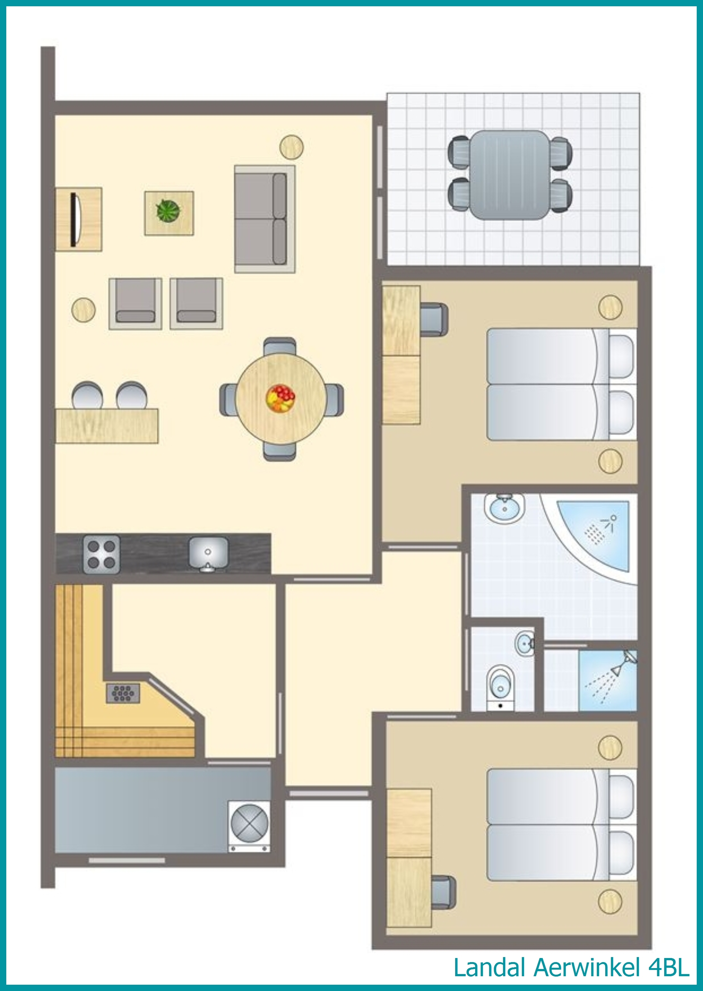4-Personen-Ferienhaus 4BL in Aerwinkel