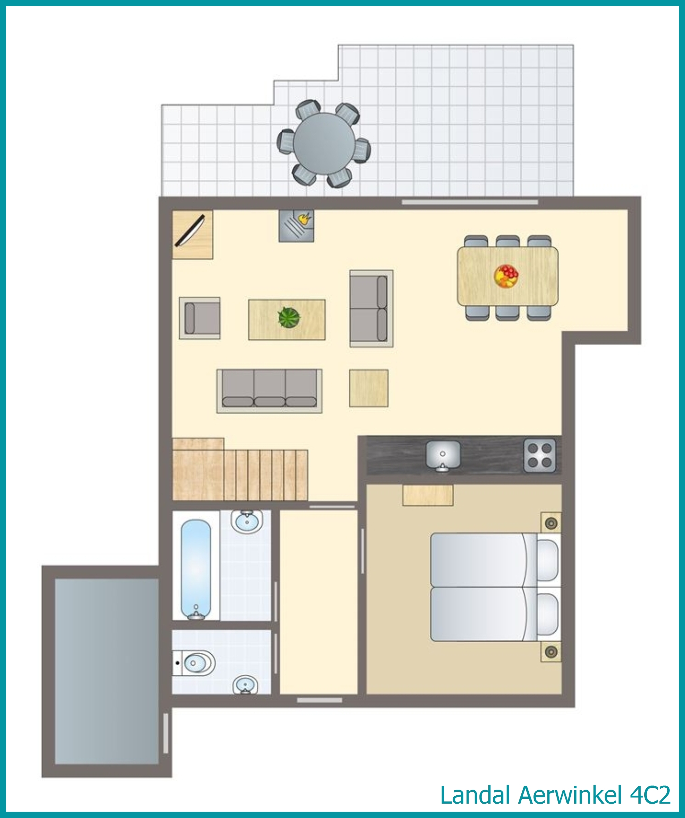 4-Personen-Ferienhaus 4C2 in Aerwinkel
