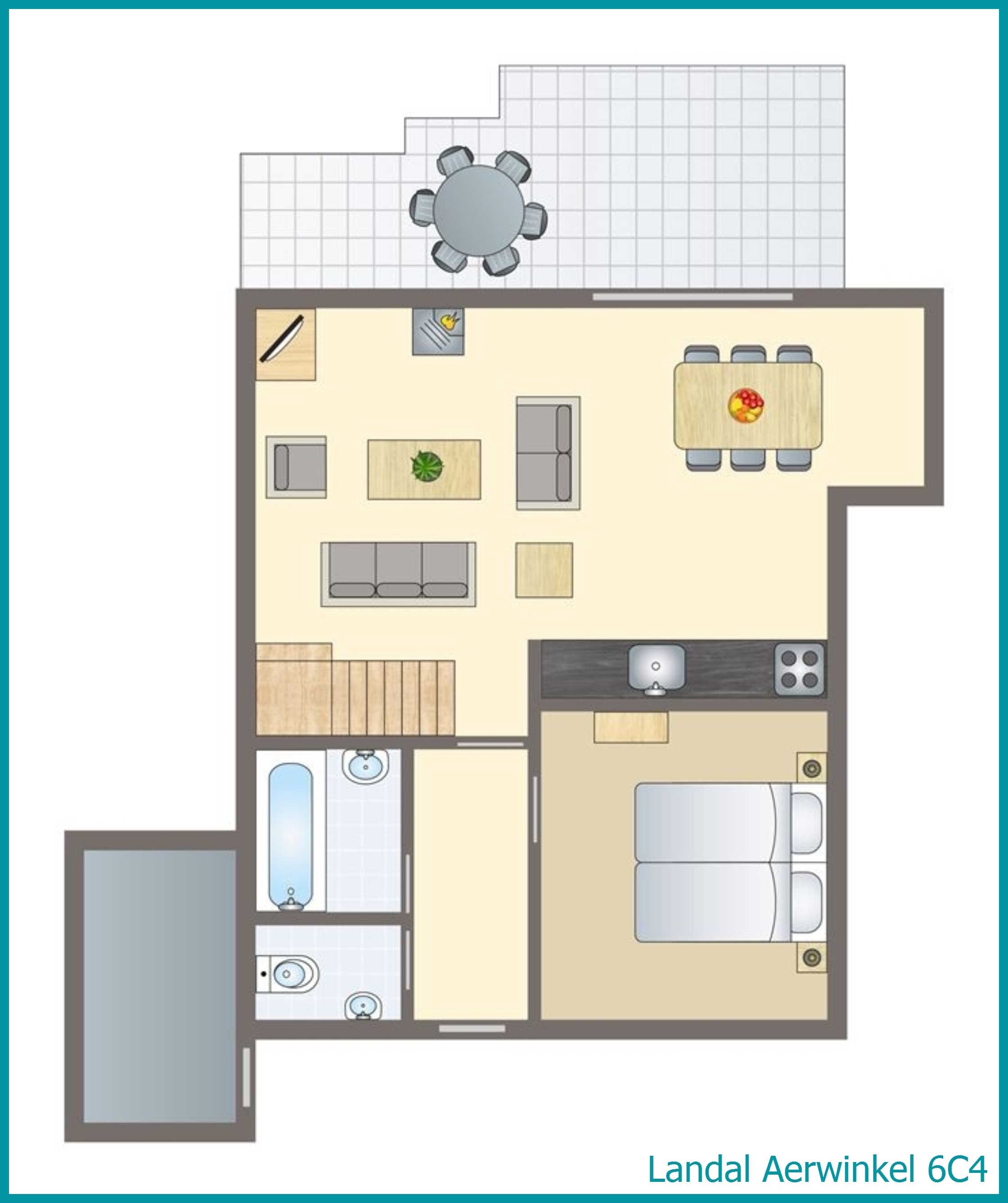 6-Personen-Ferienhaus 6C4 in Aerwinkel