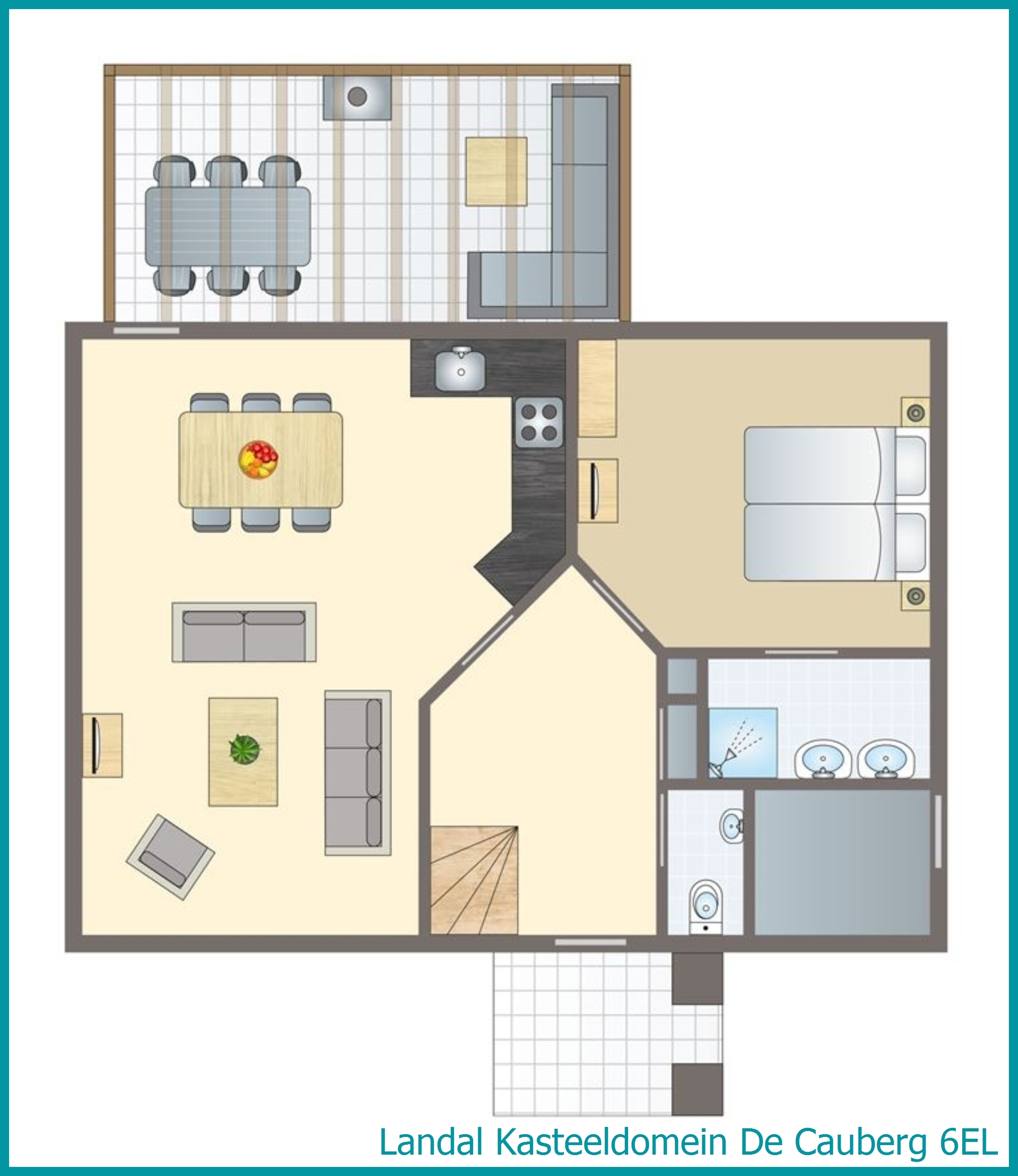 6-Personen-Villa 6EL in Kasteeldomein De Cauberg