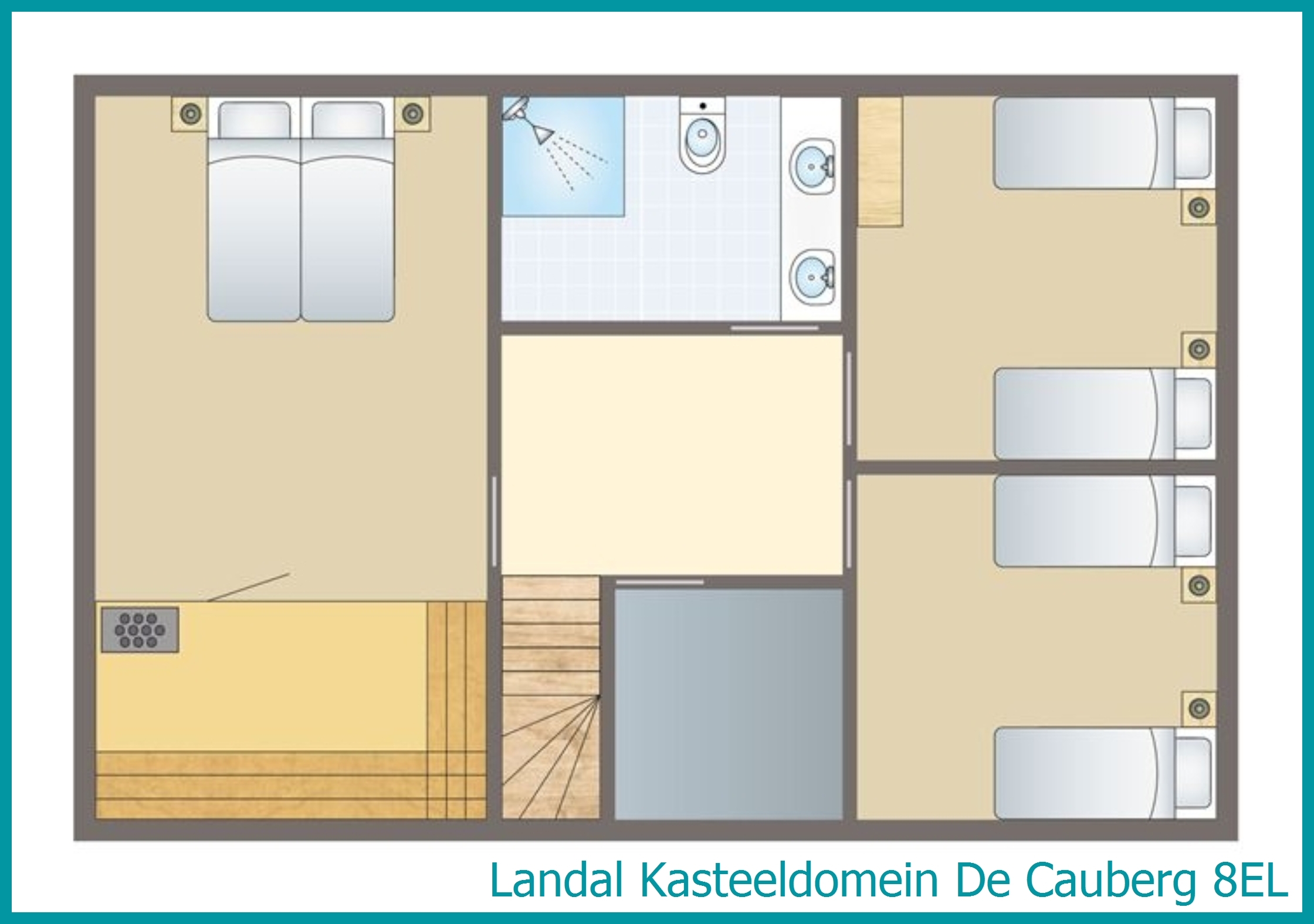 8-Personen-Villa 8EL in Kasteeldomein De Cauberg