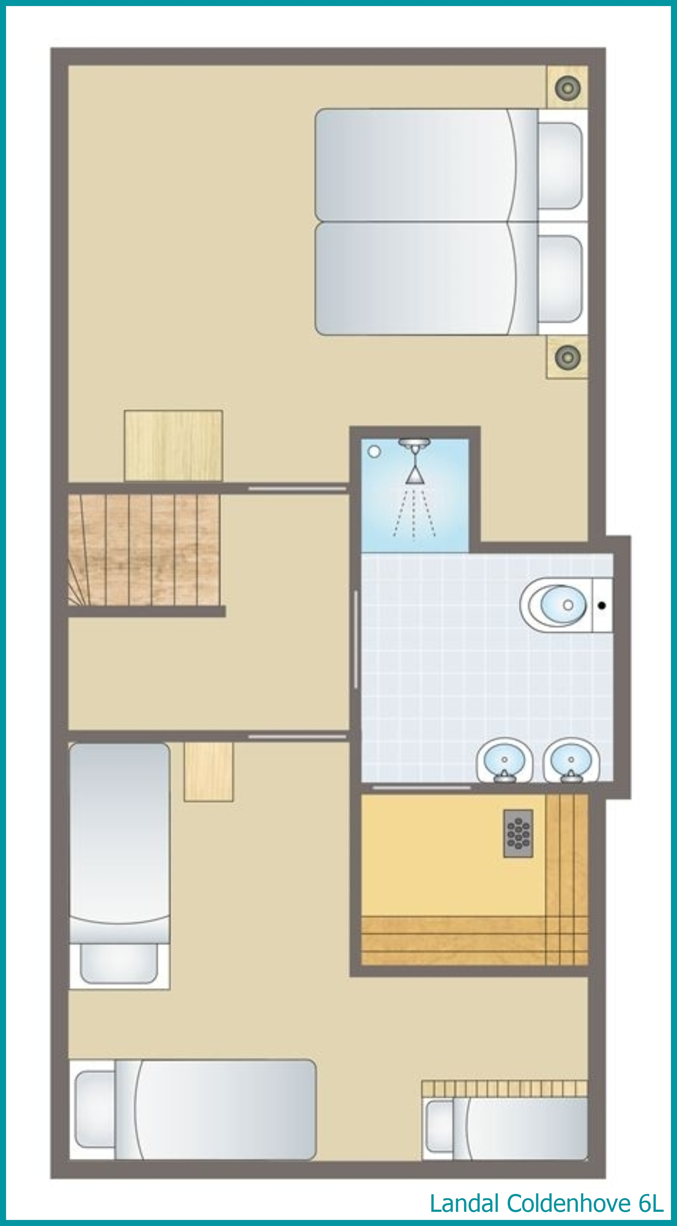 6-Personen-Ferienhaus 6L in Coldenhove