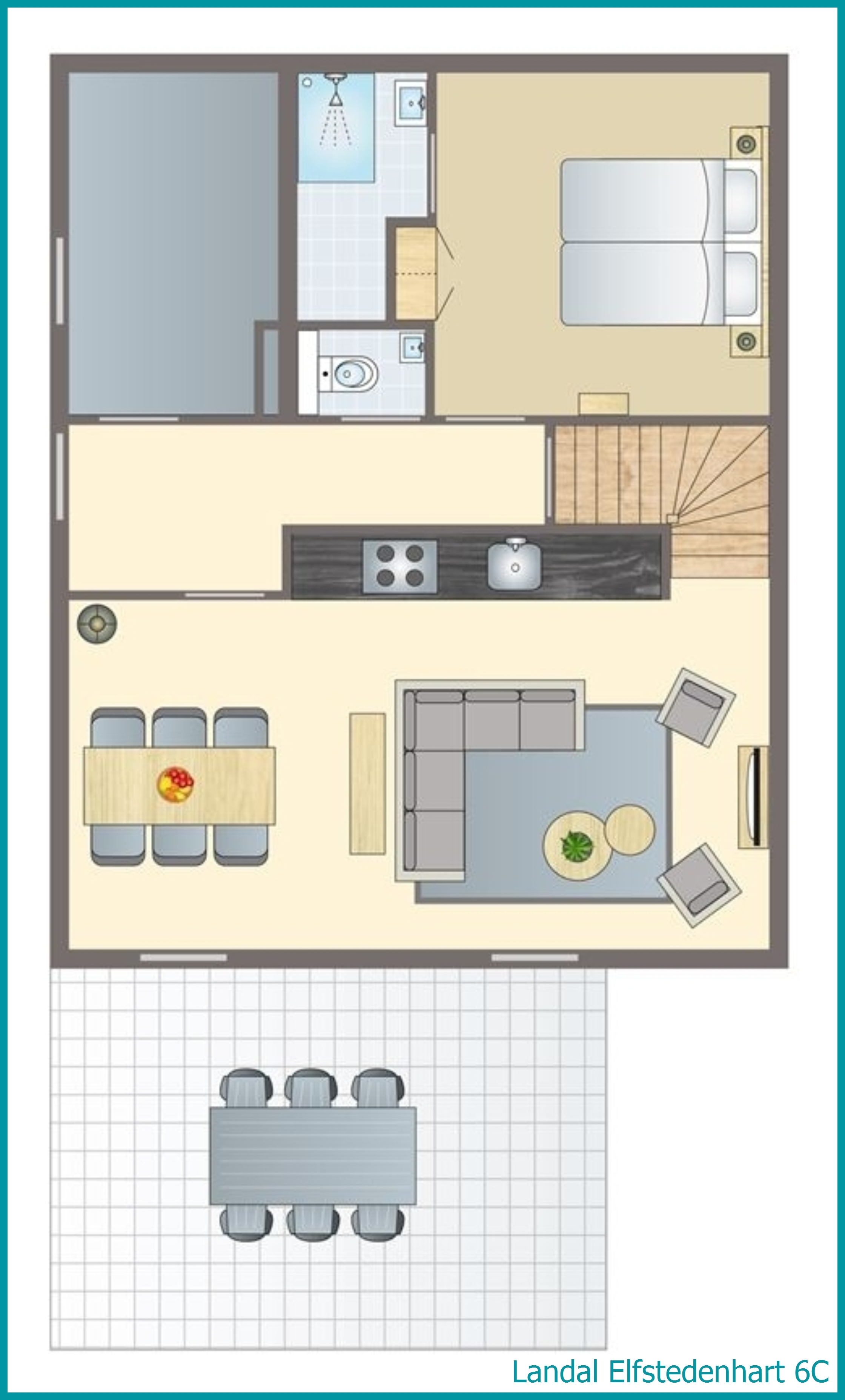 6-Personen-Ferienhaus 6C in Elfstedenhart