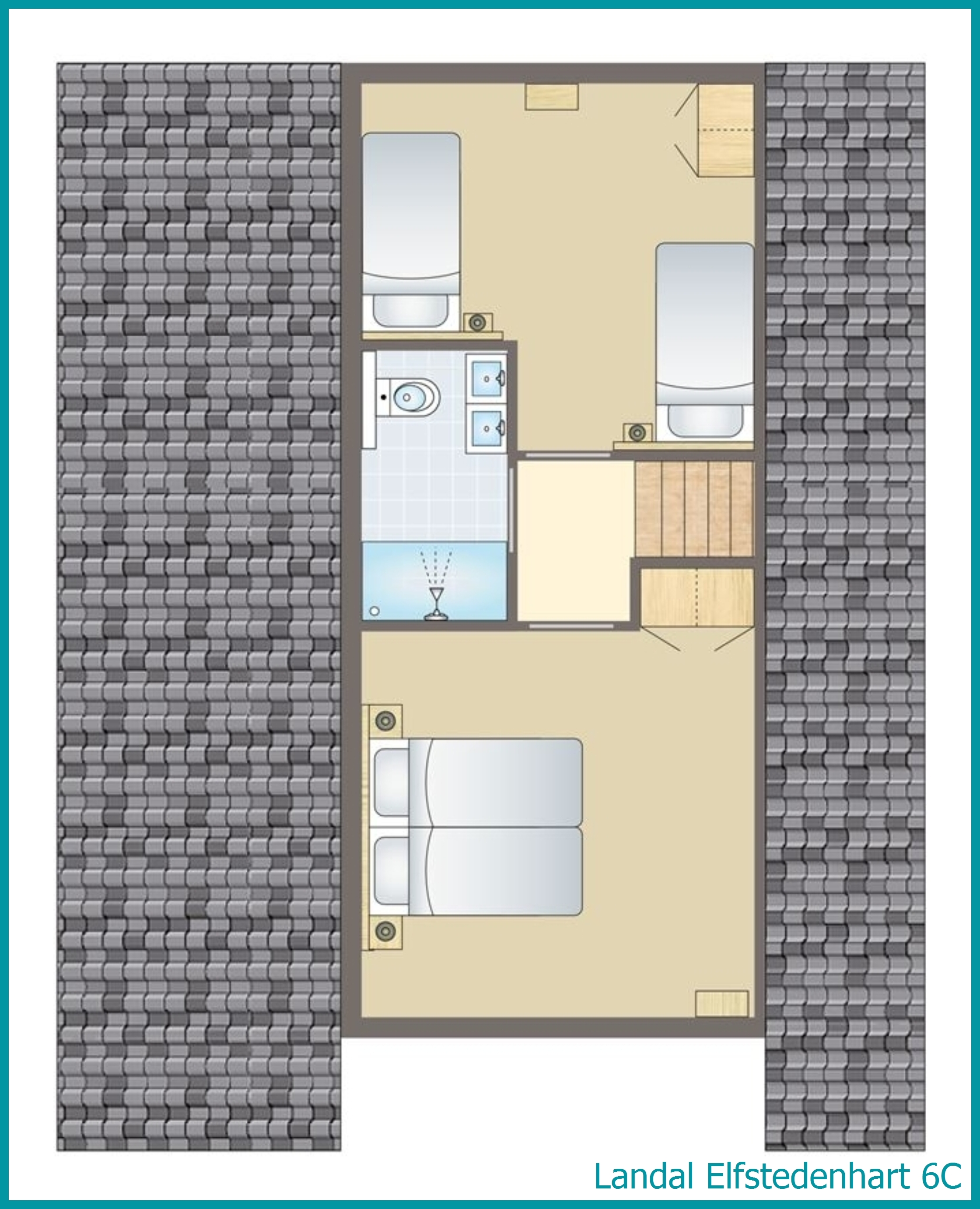 6-Personen-Ferienhaus 6C in Elfstedenhart
