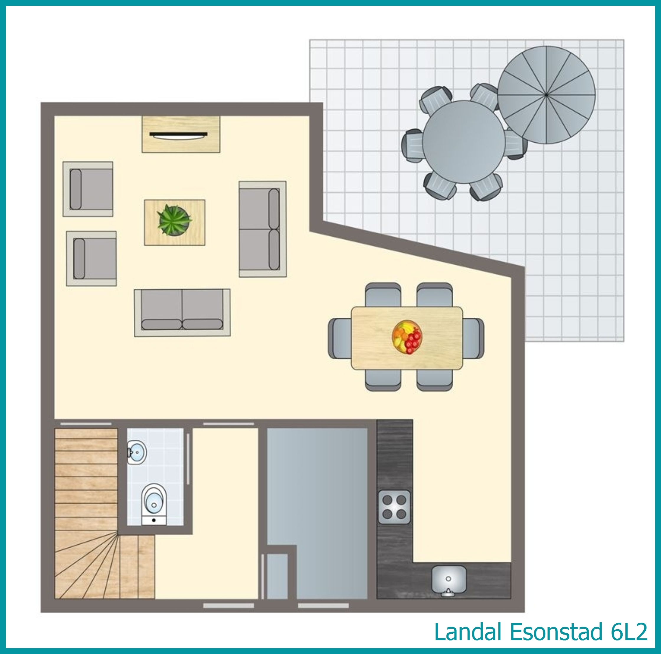 6-Personen-Unterkunft 6L2 in Esonstad
