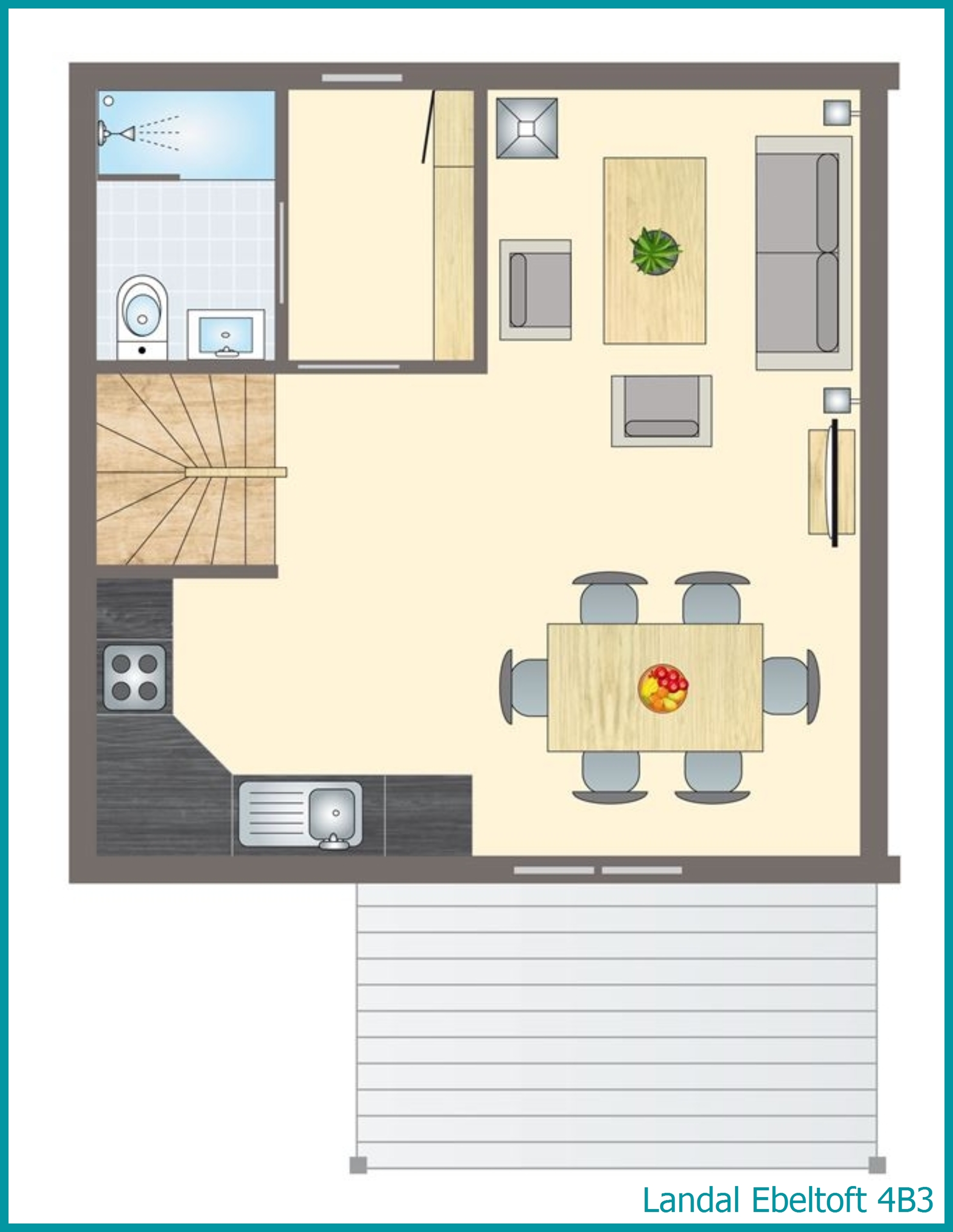 4-Personen-Ferienhaus 4B3 in Ebeltoft