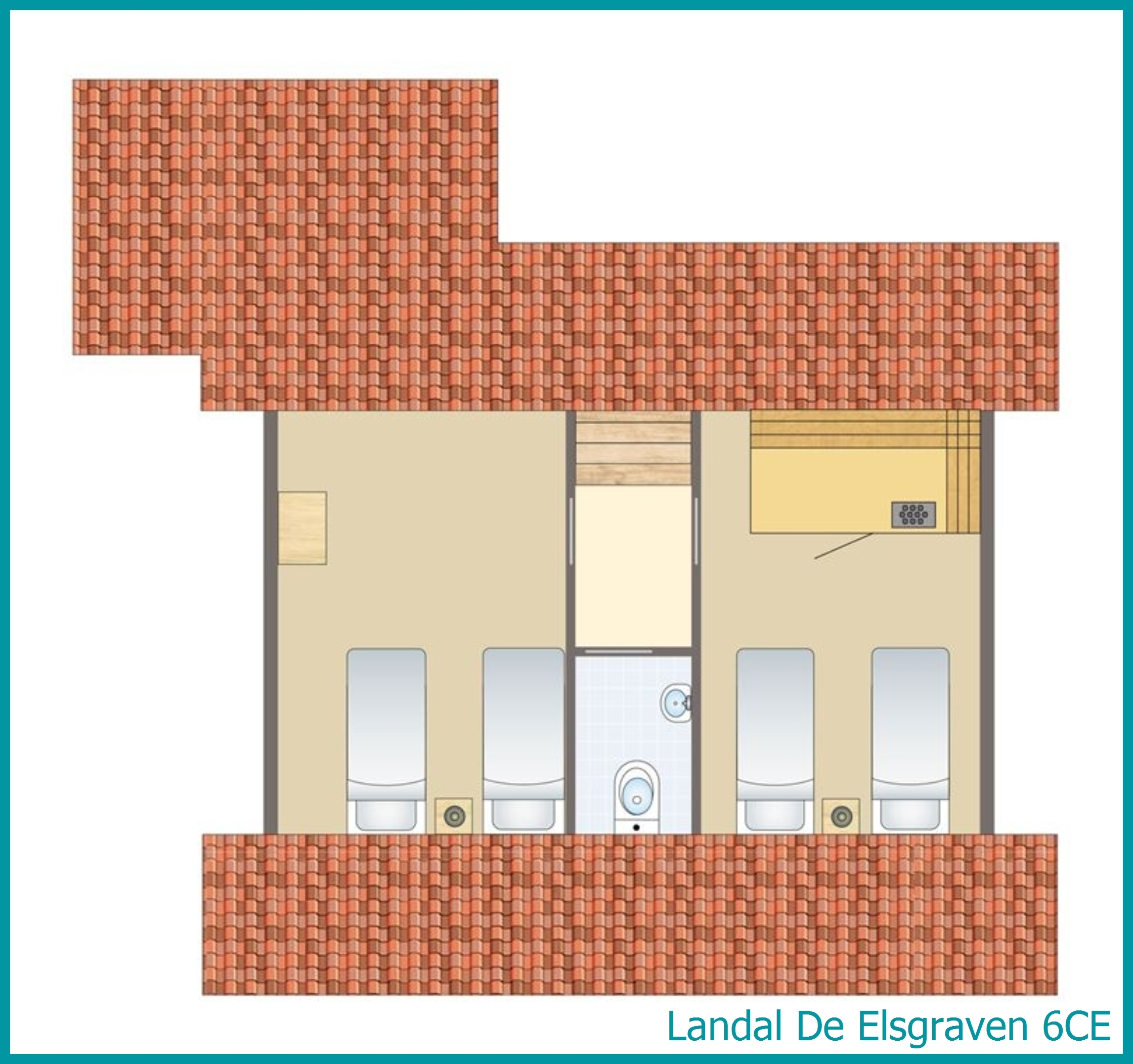 6-Personen-Ferienhaus 6CE in De Elsgraven