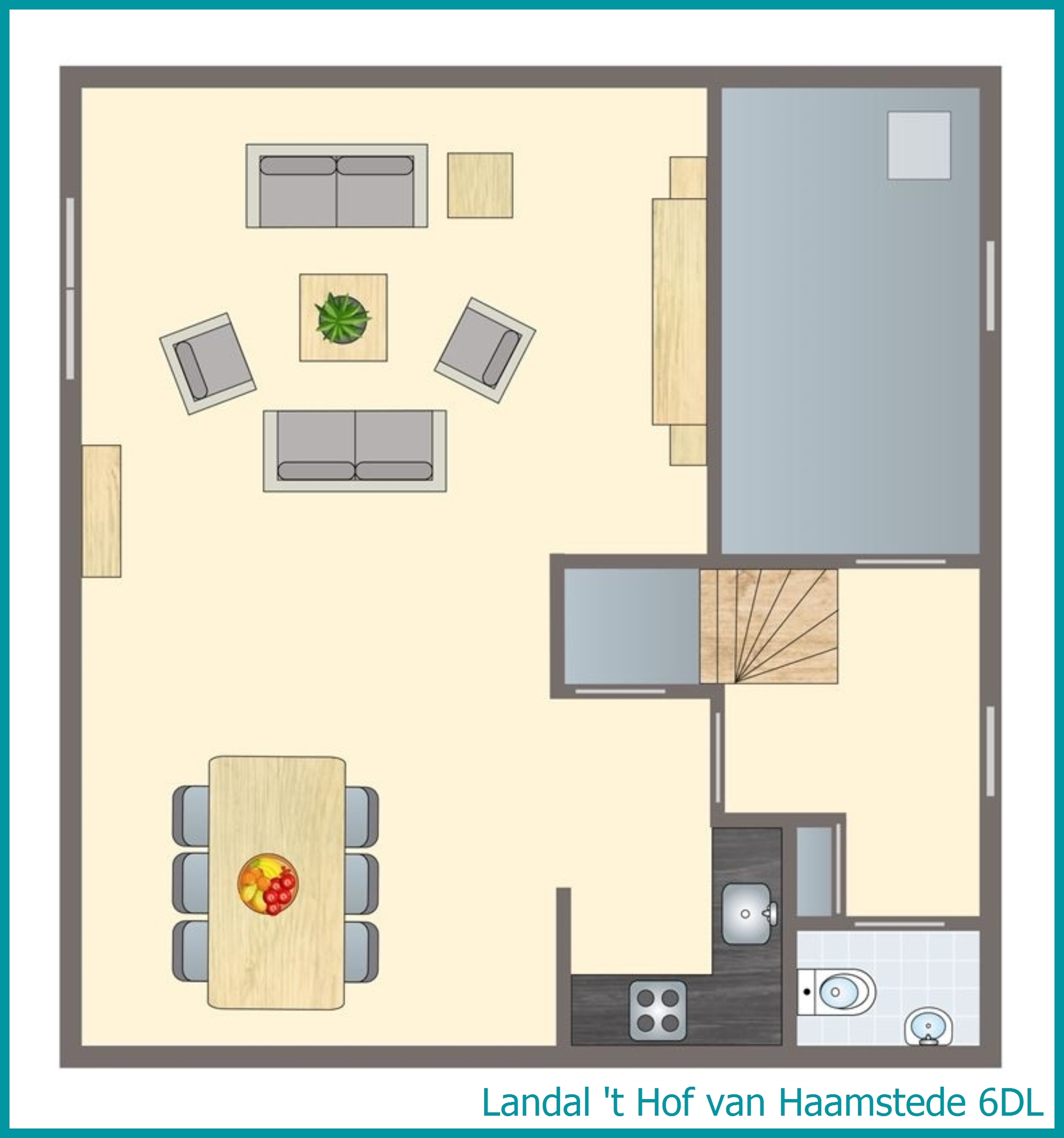 6-Personen-Ferienhaus 6DL in 't Hof van Haamstede