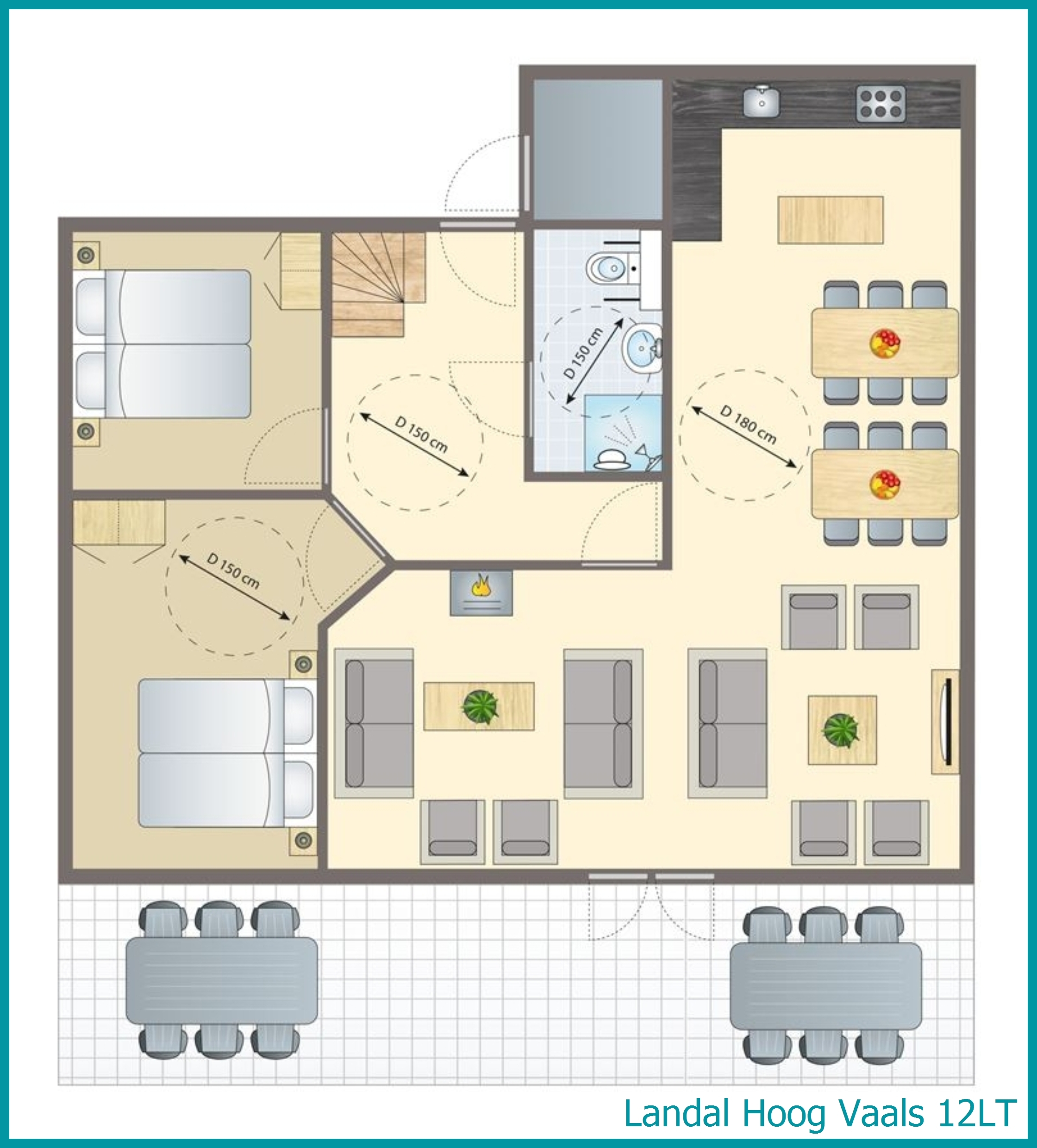 12-Personen-Ferienhaus, Barrierefrei+ 12LT in Hoog Vaals