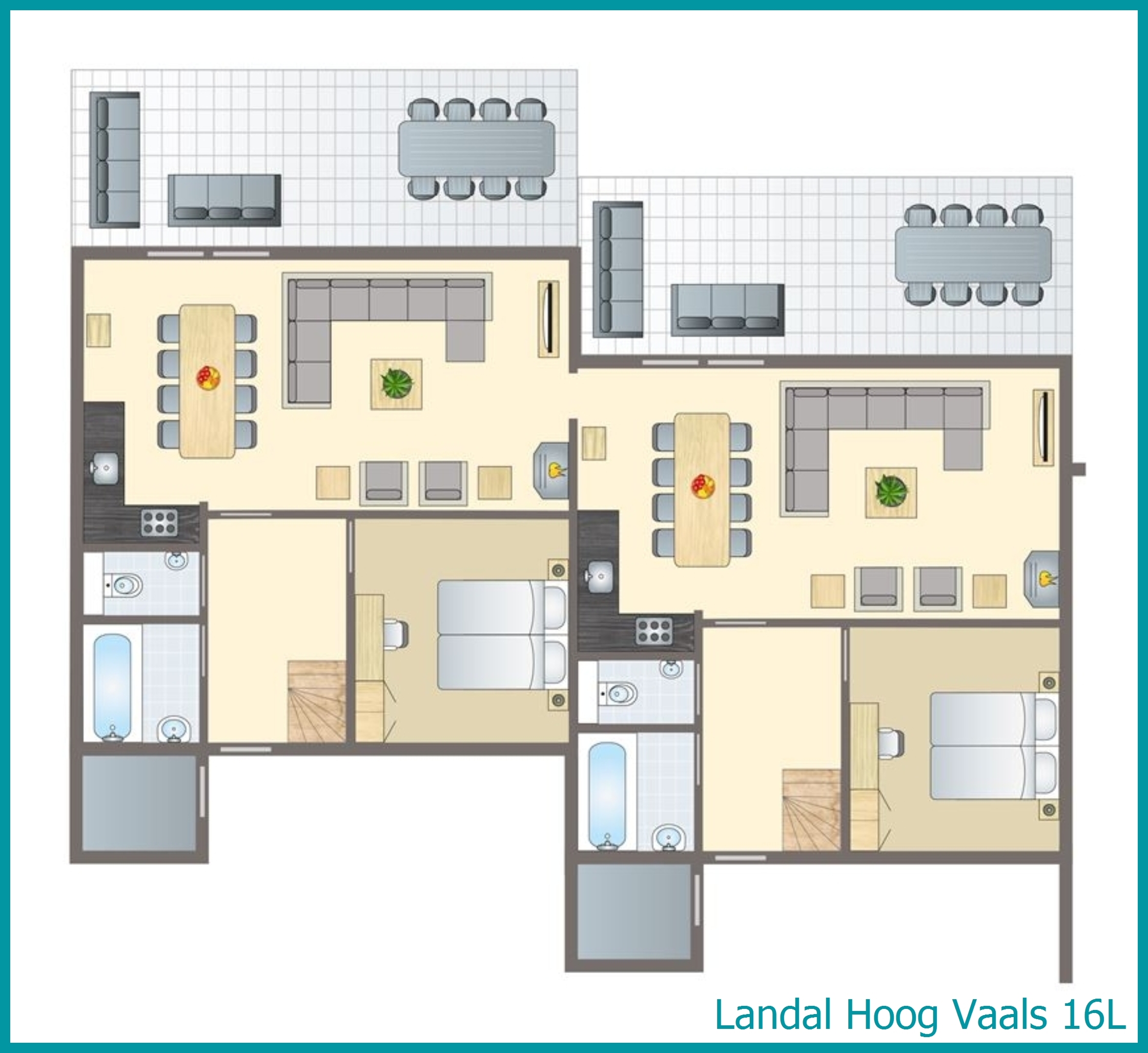 16-Personen-Ferienhaus 16L in Hoog Vaals