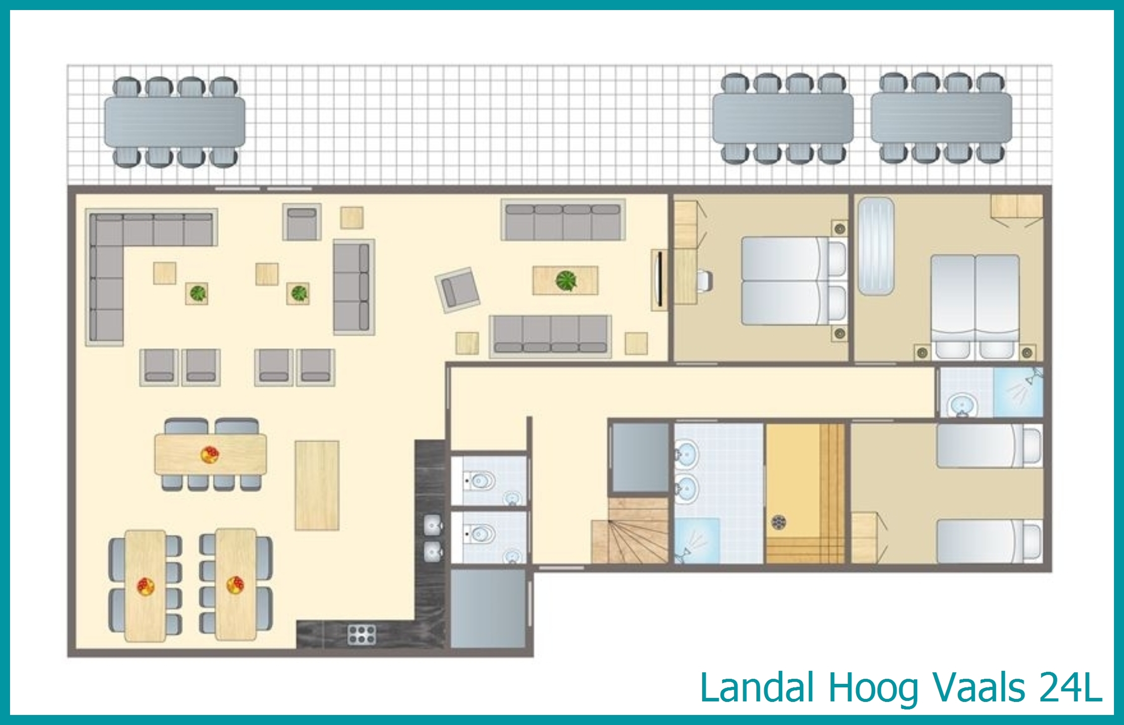 24-Personen-Ferienhaus 24L in Hoog Vaals