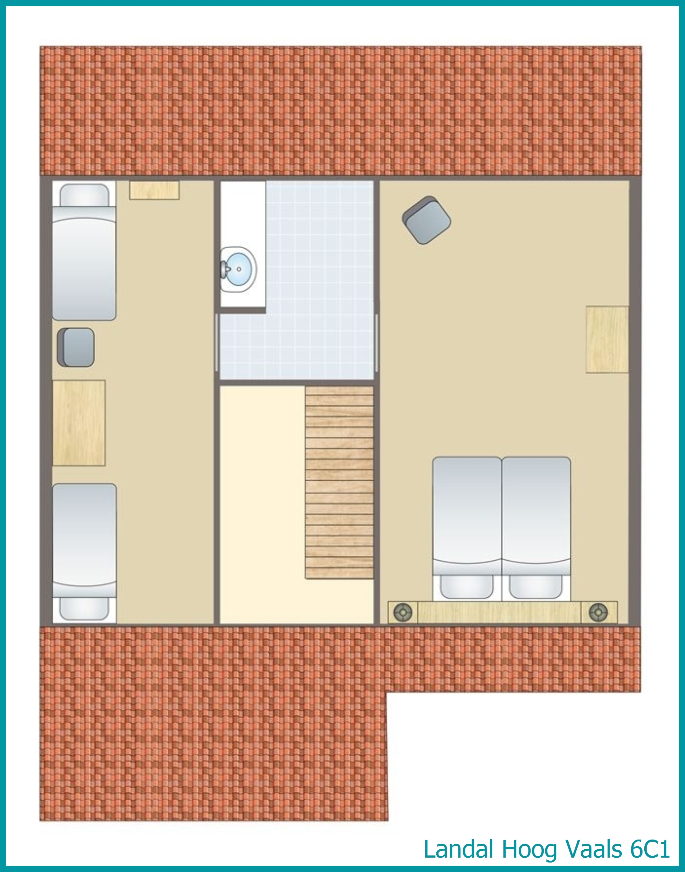 6-Personen-Ferienhaus 6C1 in Hoog Vaals