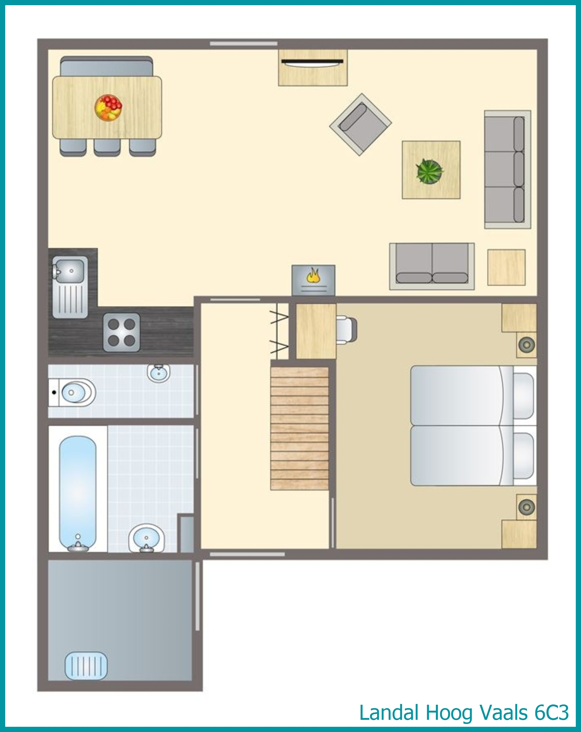 6-Personen-Ferienhaus 6C3 in Hoog Vaals