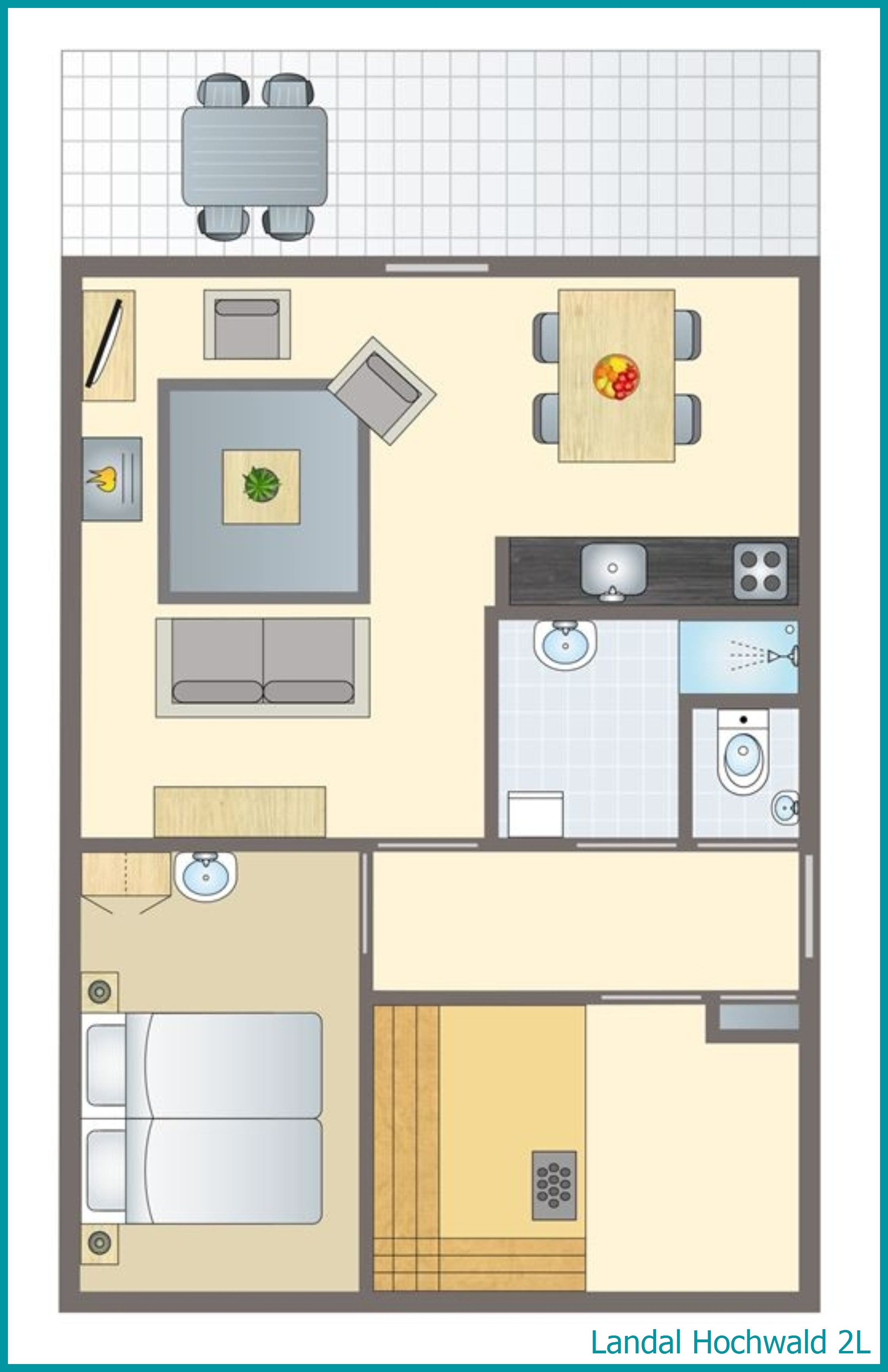 2-Personen-Ferienhaus 2L in Hochwald