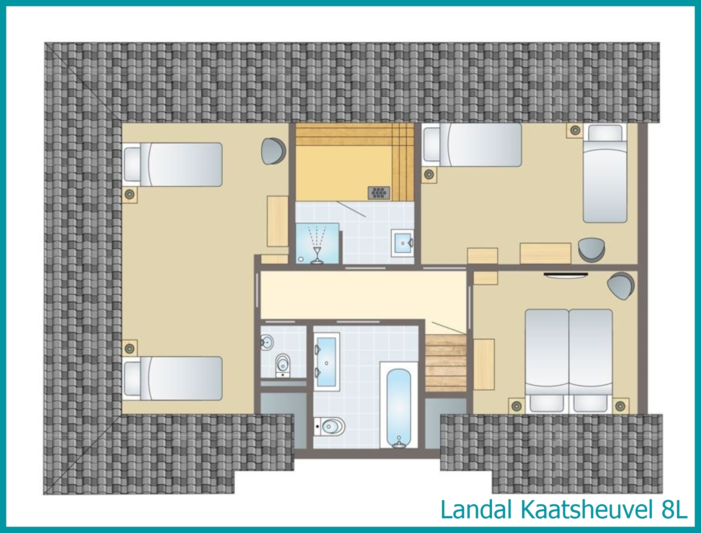 8-Personen-Ferienhaus 8L in Kaatsheuvel