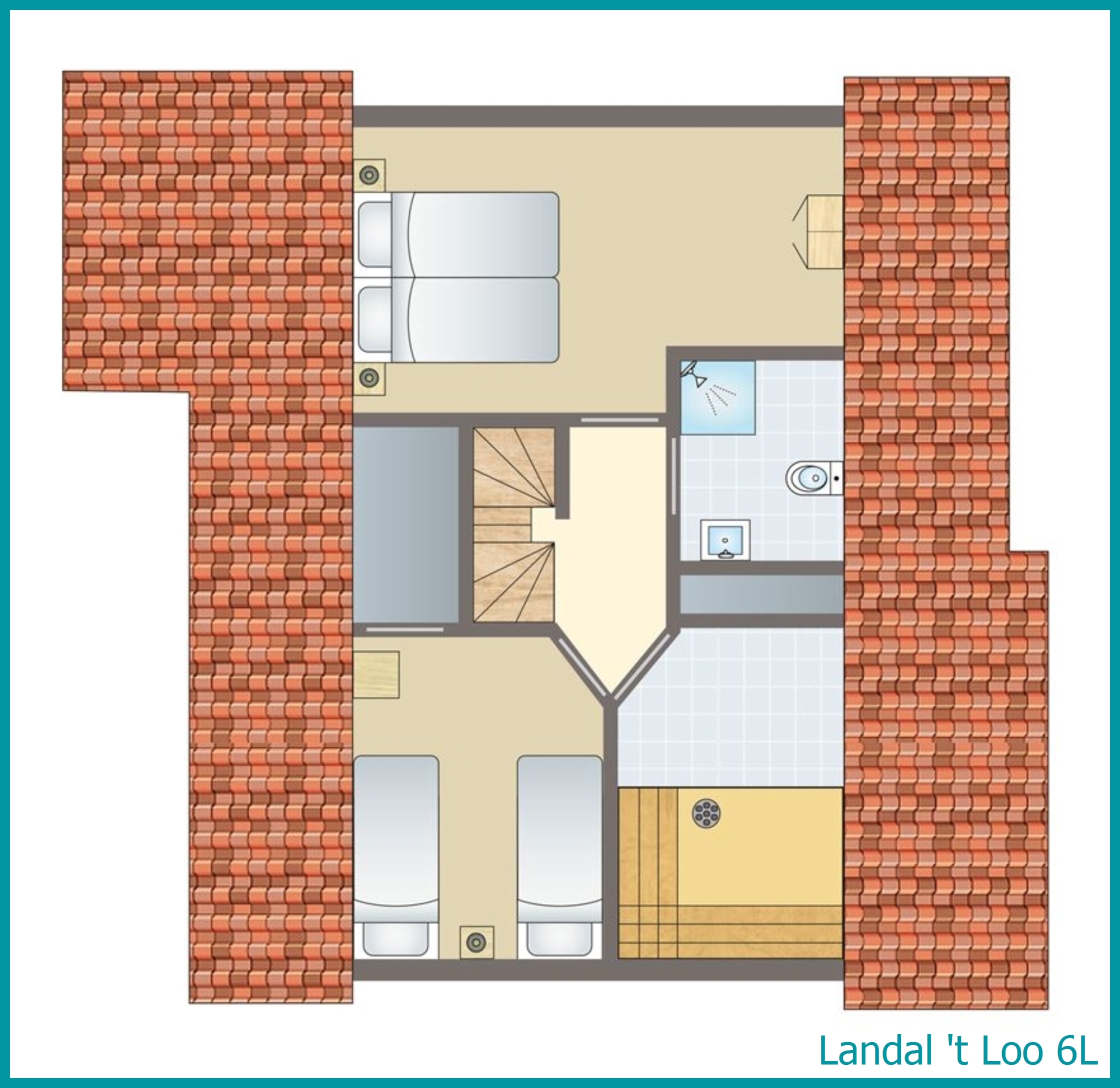 6-Personen-Ferienhaus 6L in 't Loo