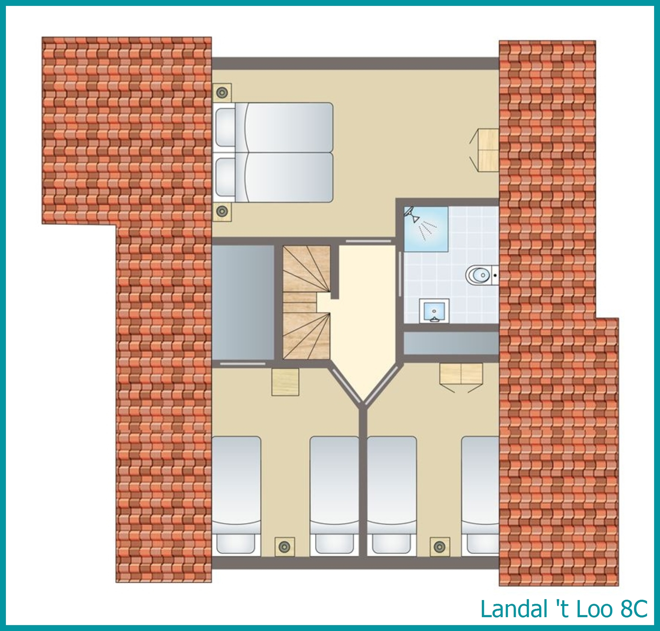 8-Personen-Ferienhaus 8C in 't Loo