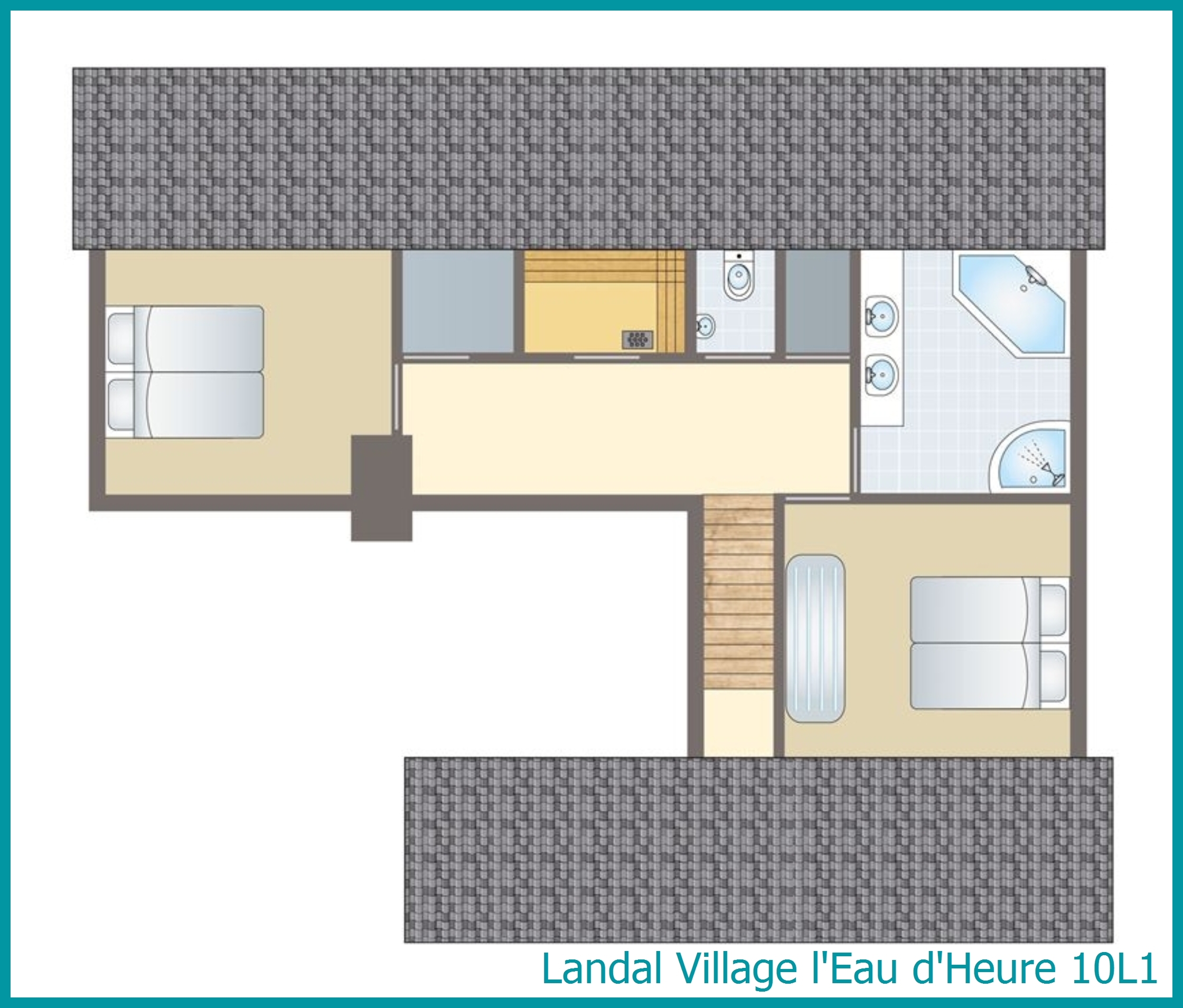 10-Personen-Ferienhaus 10L1 in Village l'Eau d'Heure