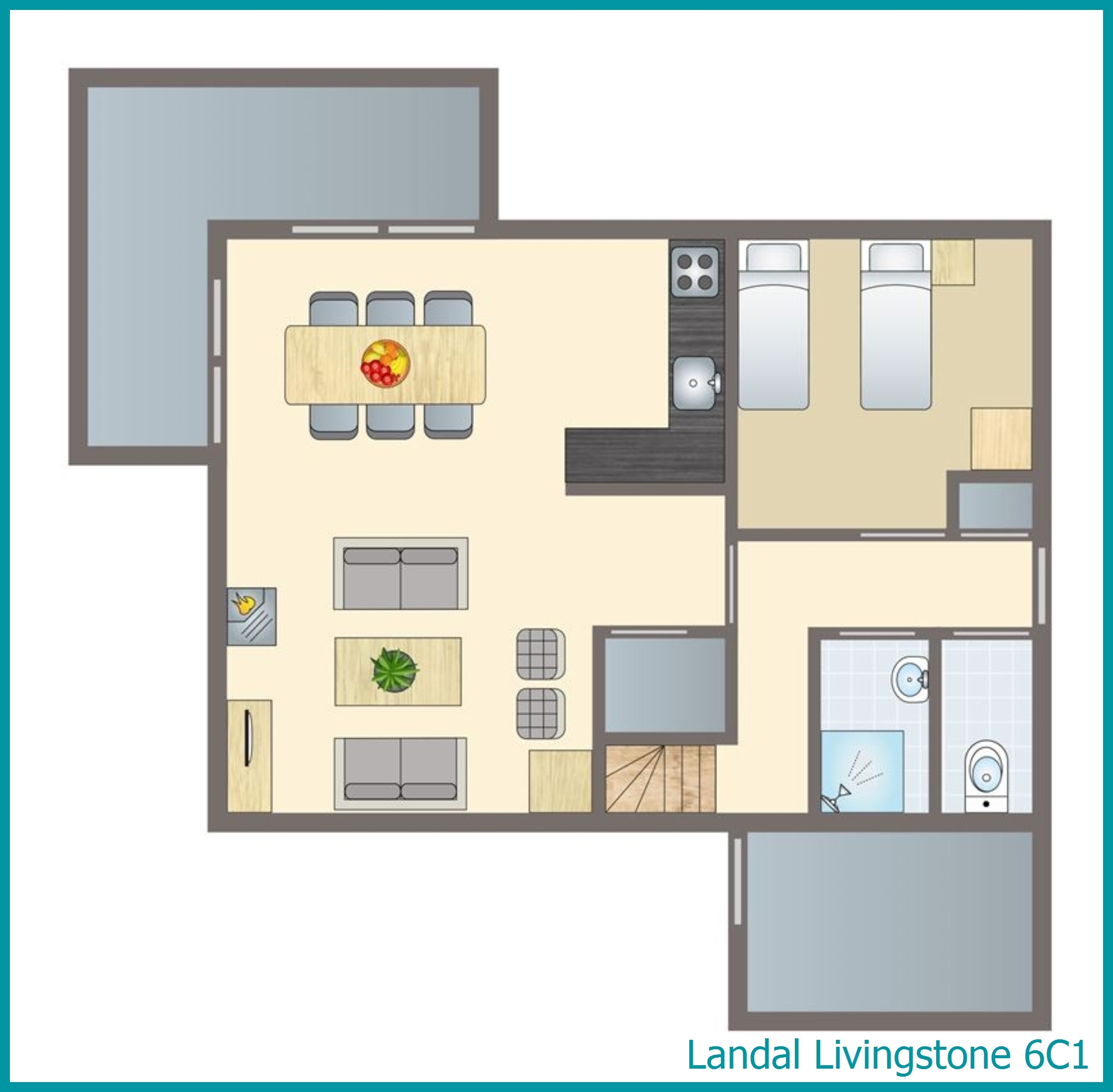 6-Personen-Villa 6C1 in Livingstone