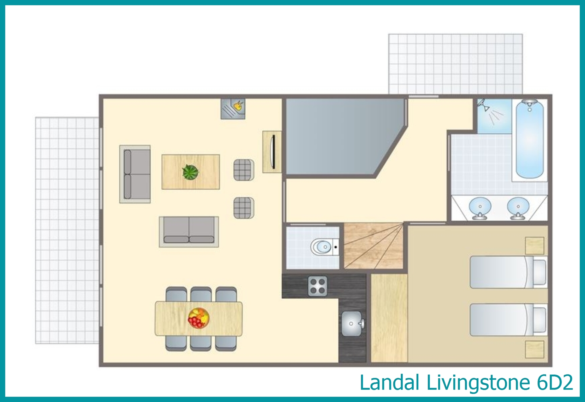 6-Personen-Villa 6D2 in Livingstone