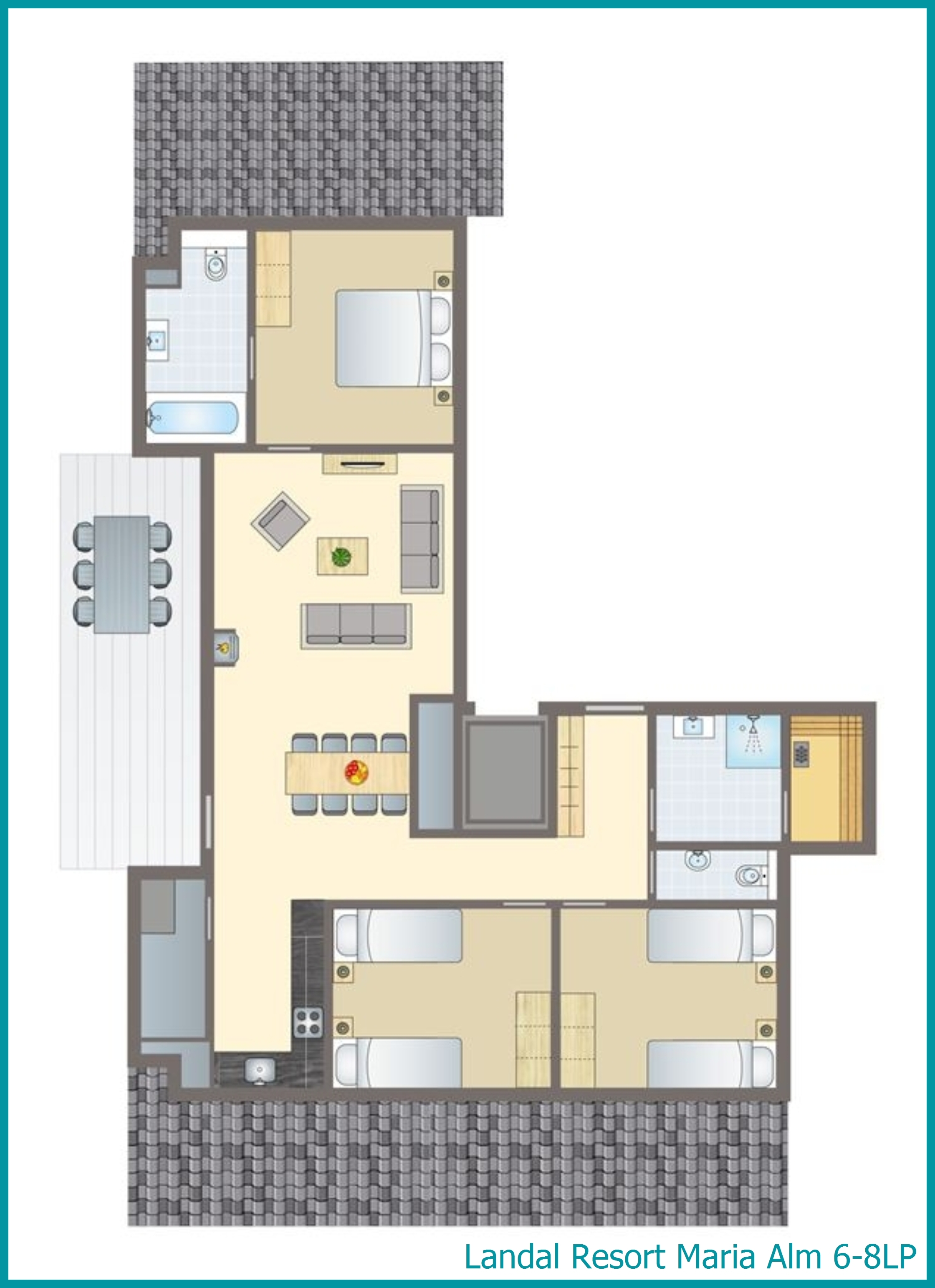 6-8-Personen-Penthouse 6-8LP in Resort Maria Alm