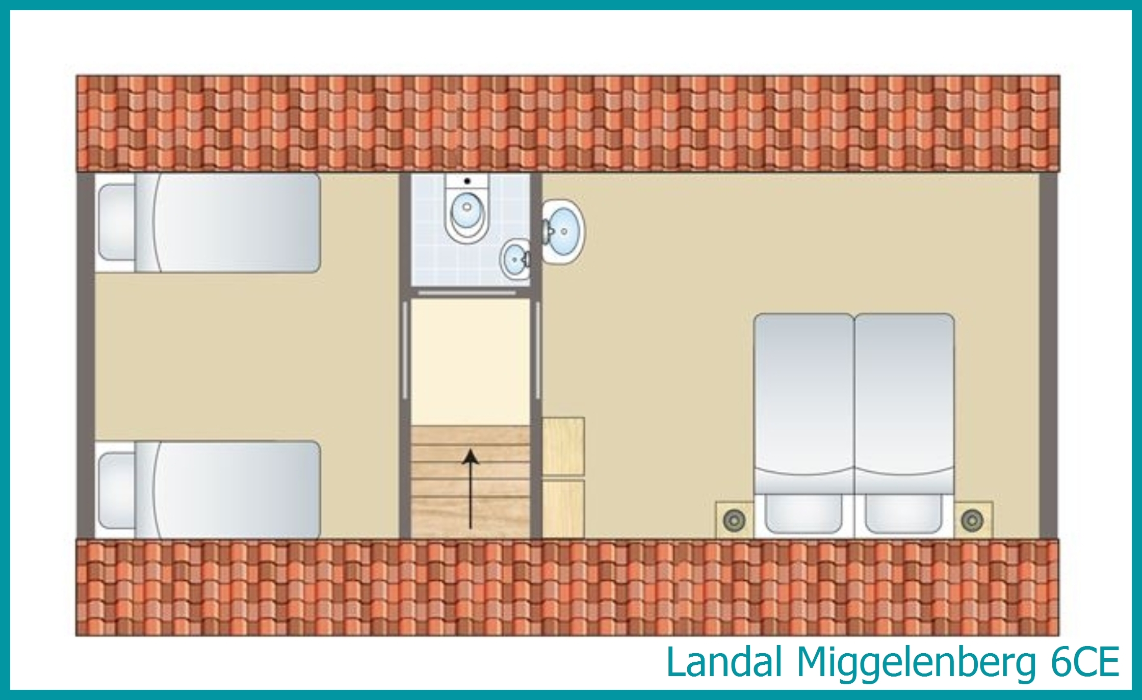 6-Personen-Ferienhaus 6CE in Miggelenberg