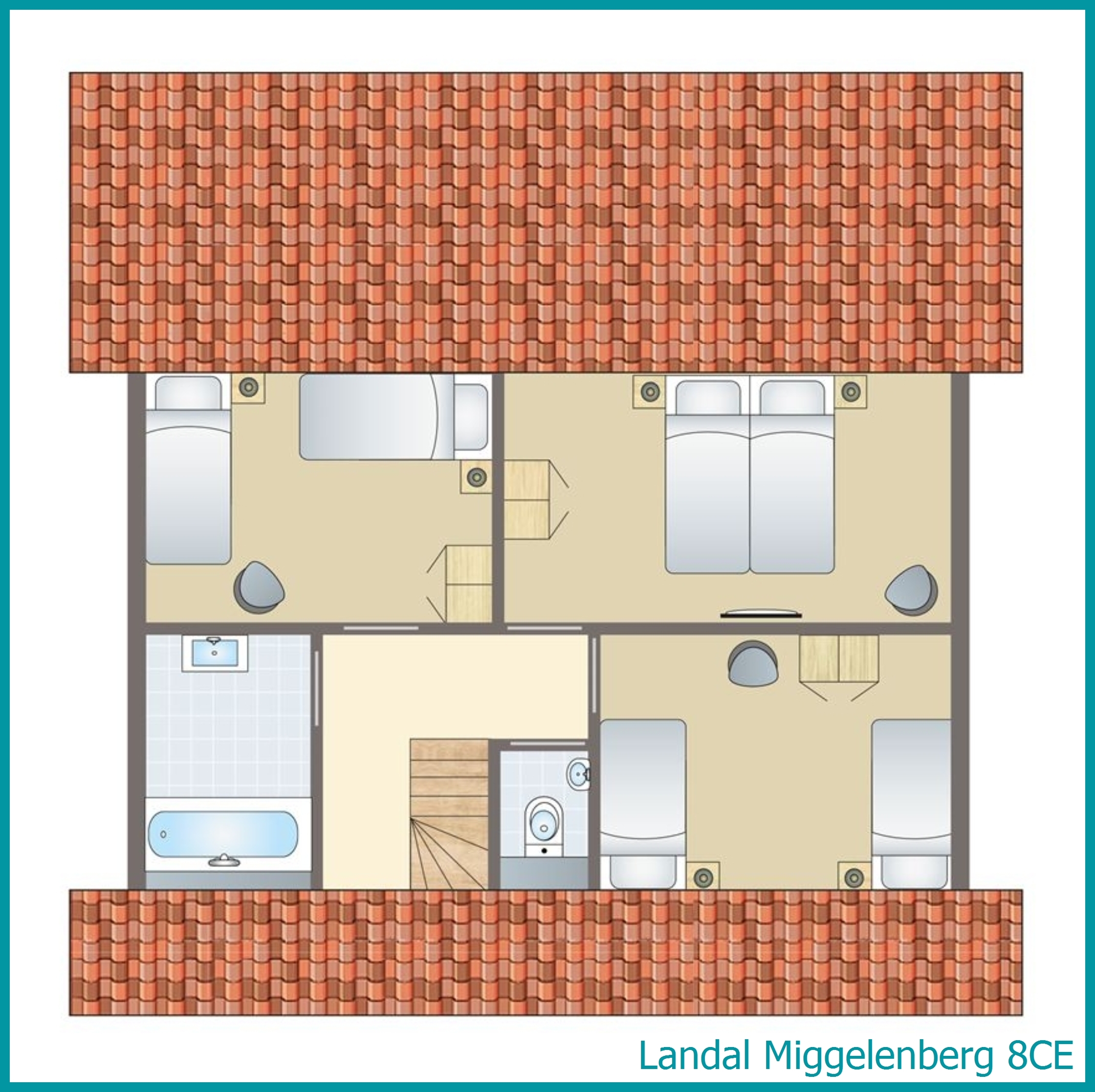 8-Personen-Ferienhaus 8CE in Miggelenberg
