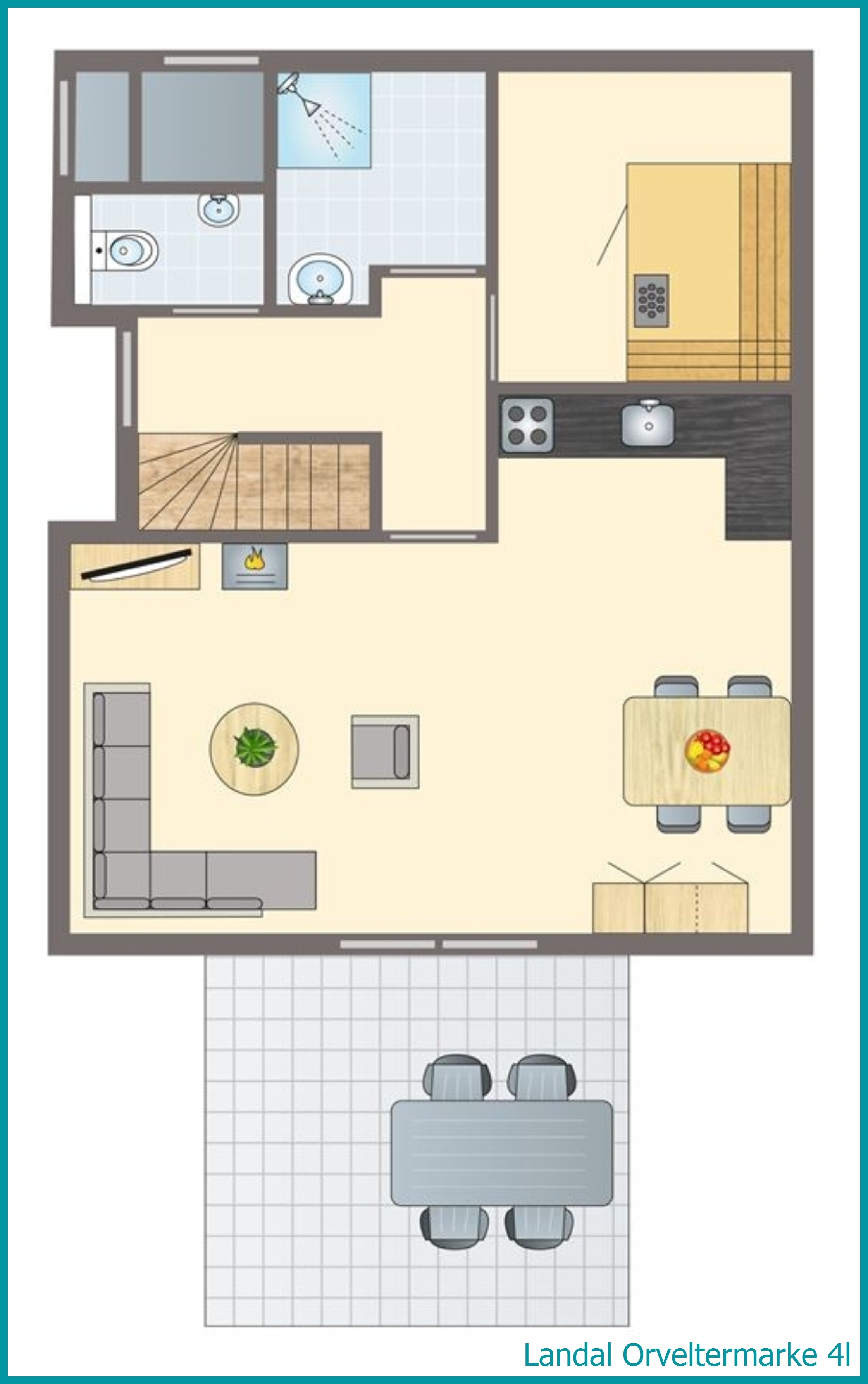 4-Personen-Ferienhaus 4l in Orveltermarke