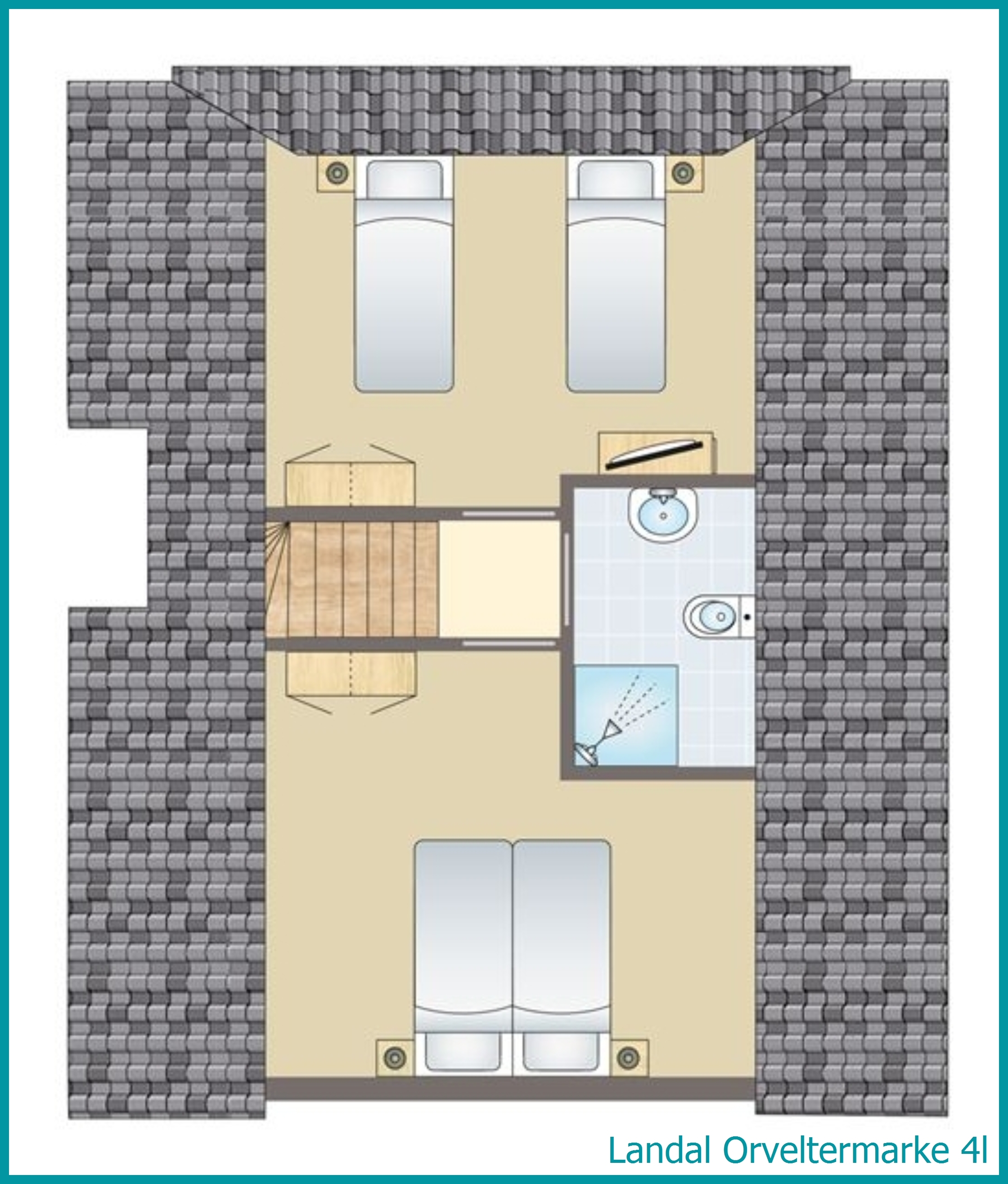4-Personen-Ferienhaus 4l in Orveltermarke