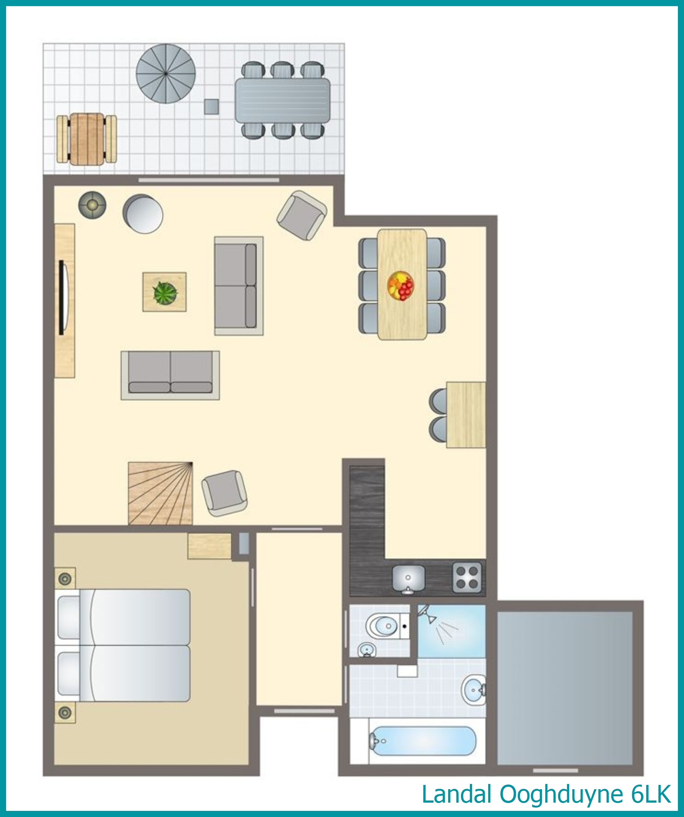6-Personen-Kinder-Ferienhaus 6LK in Ooghduyne